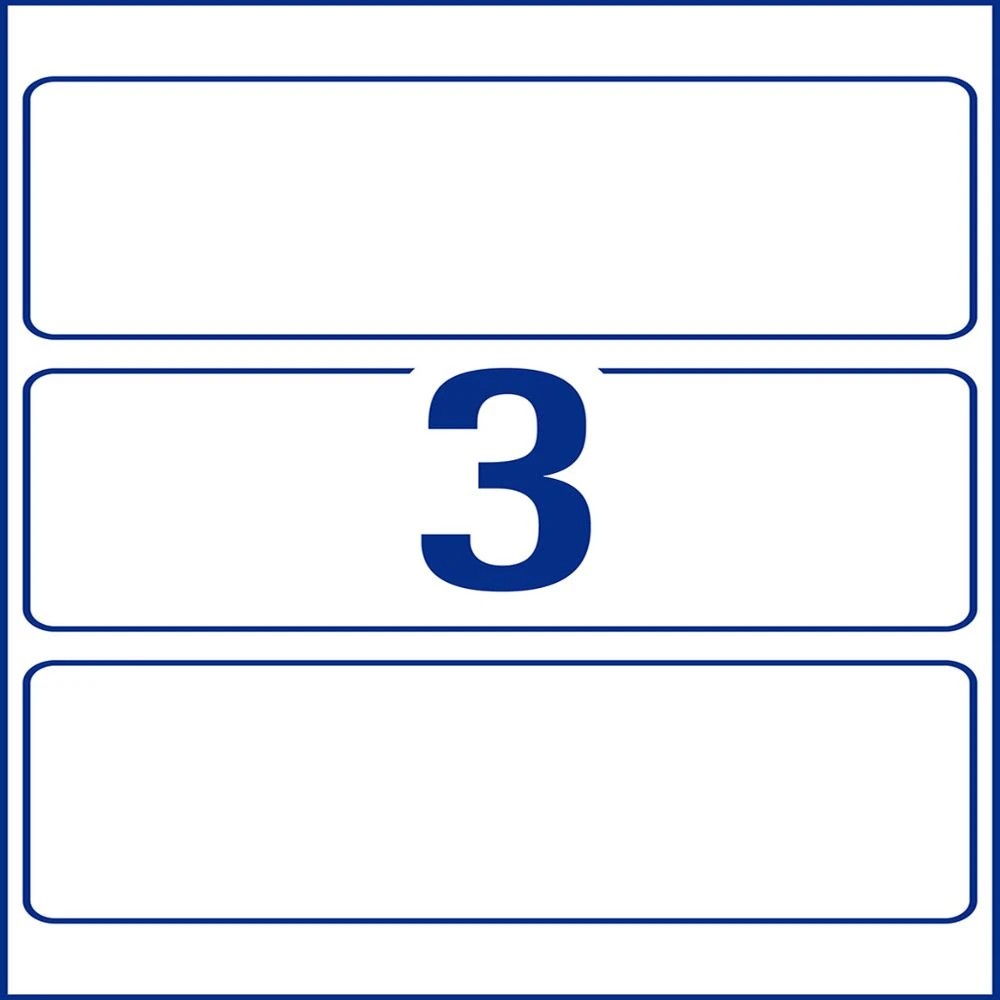 3 Avery Premium White Shipping Labels AveryEco A6 3UP 25 Sheets, 3 of 8