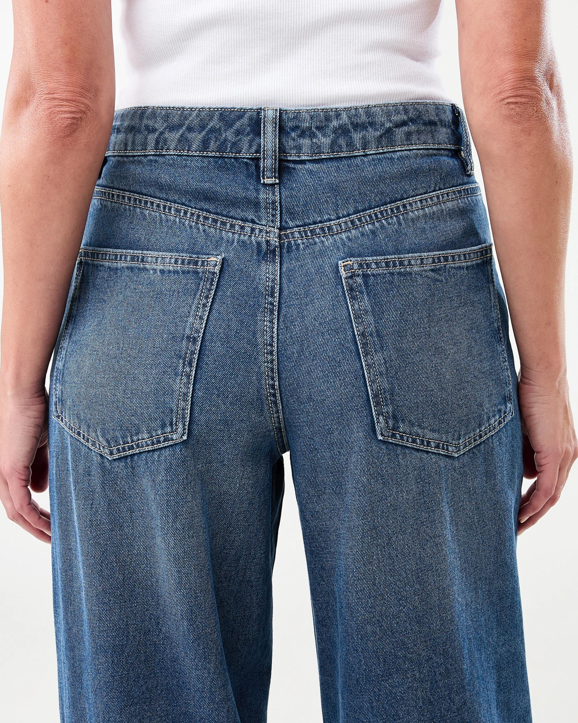 7 Wide Leg Jeans MID WASH, 7 of 9