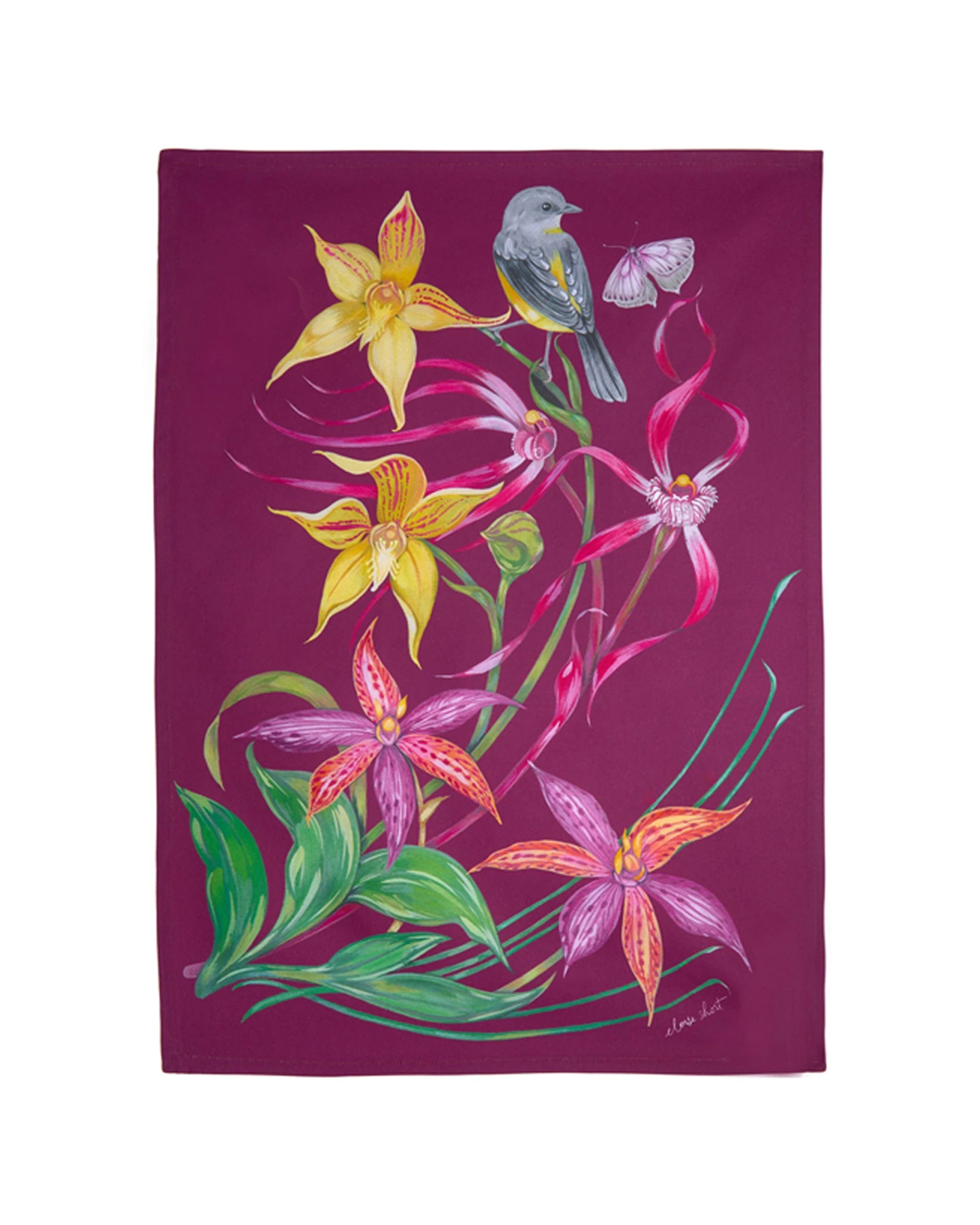 1 Maxwell & Williams Eloise Short Lyric Tea Towel 50x70 Cm Kitchen Linen
 - Multi, 1 of 3