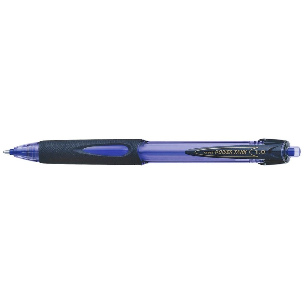 1 Uni PowerTank Retractable Ballpoint Pen Blue, 1 of 1