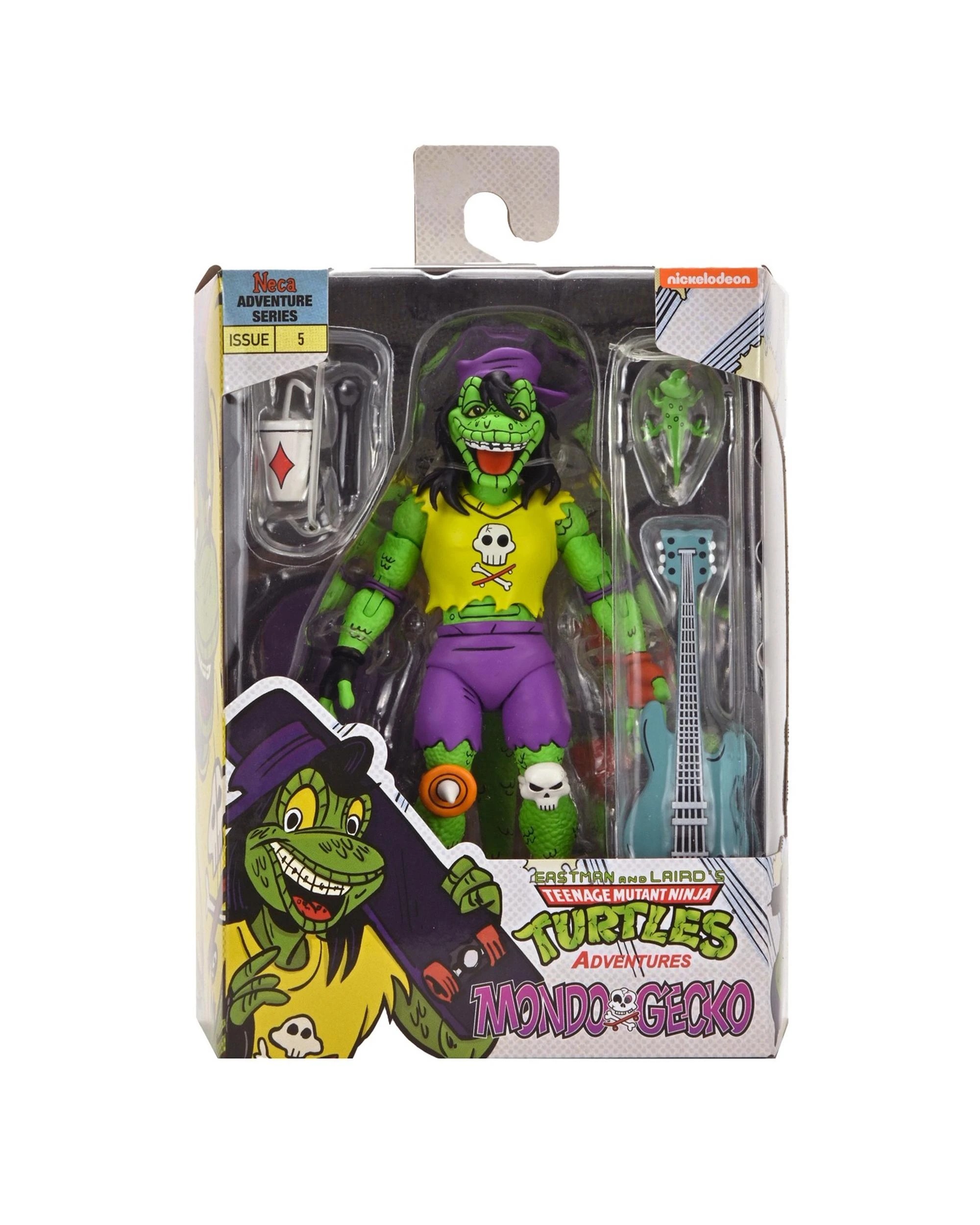 1 NECA Teenage Mutant Ninja Turtles Adventures Mondo Gecko - Archie Comics -  7 inch Scale Action Figure, 1 of 8