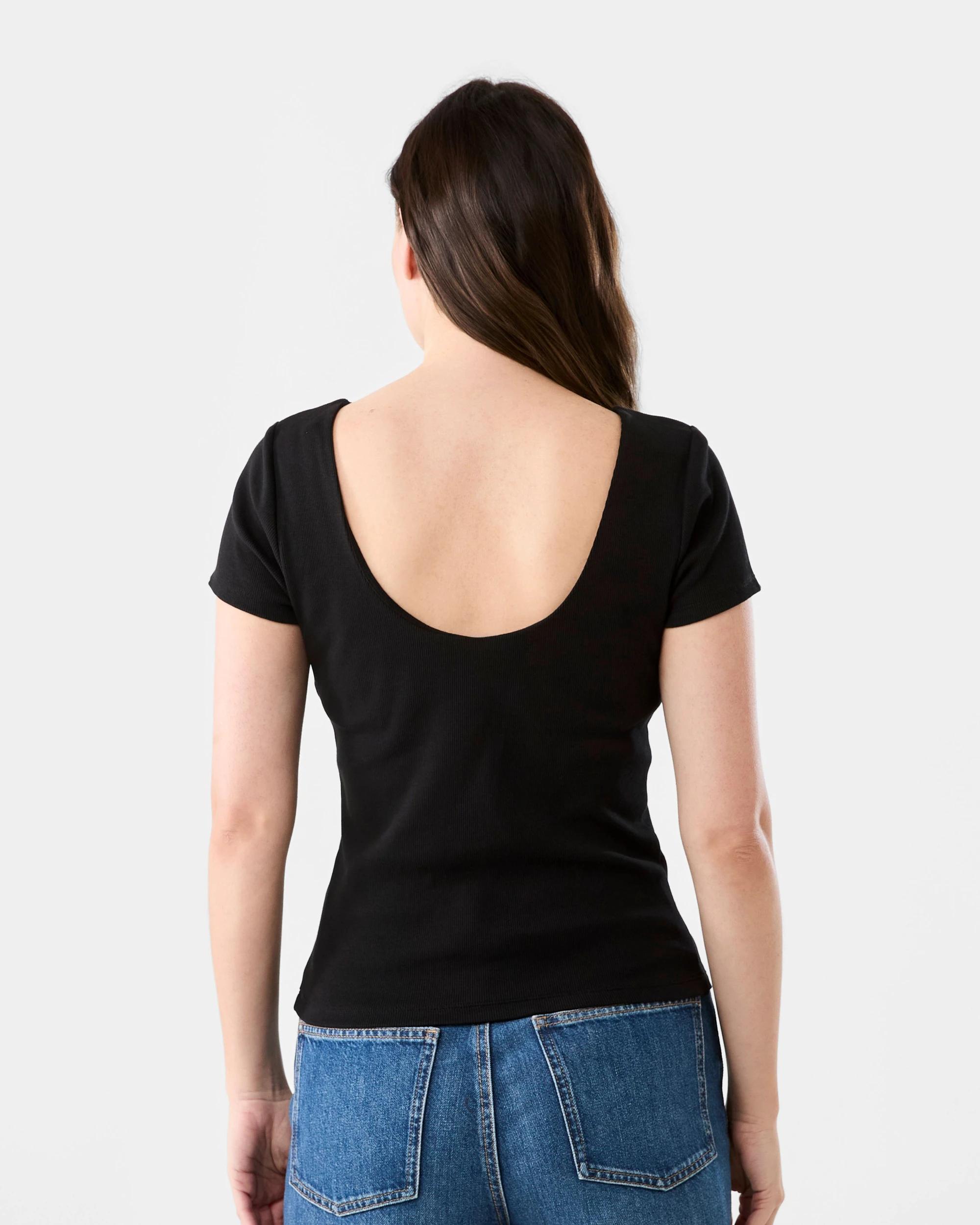 3 Short Sleeve Shelf T-shirt Black, 3 of 5