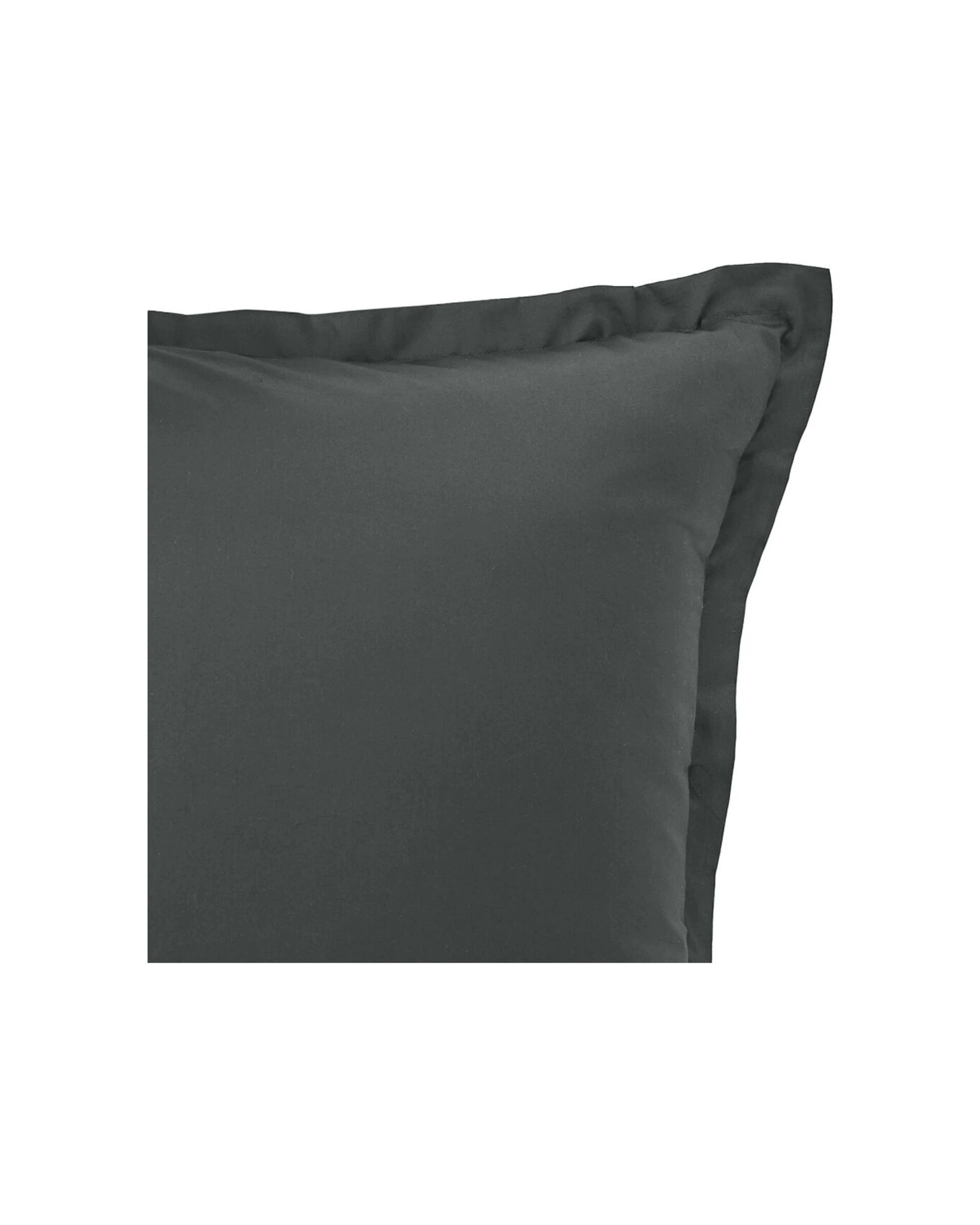 3 Grosvenor House Egyptian Cotton Tailored European Pillowcase Charcoal 4PK 500TC - Charcoal, 3 of 4