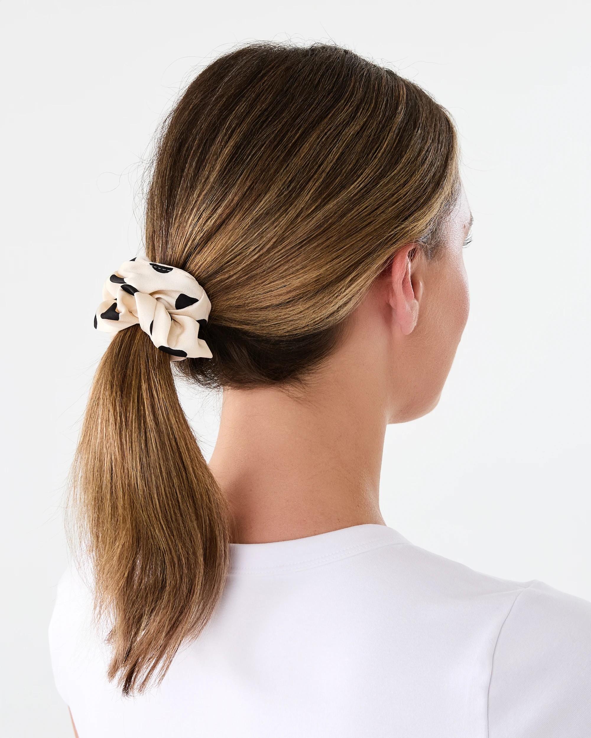 4 3 Pack Polka Dot Hair Scrunchies, 4 of 5