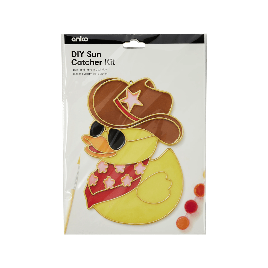1 DIY Sun Catcher Kit - Duck, 1 of 3