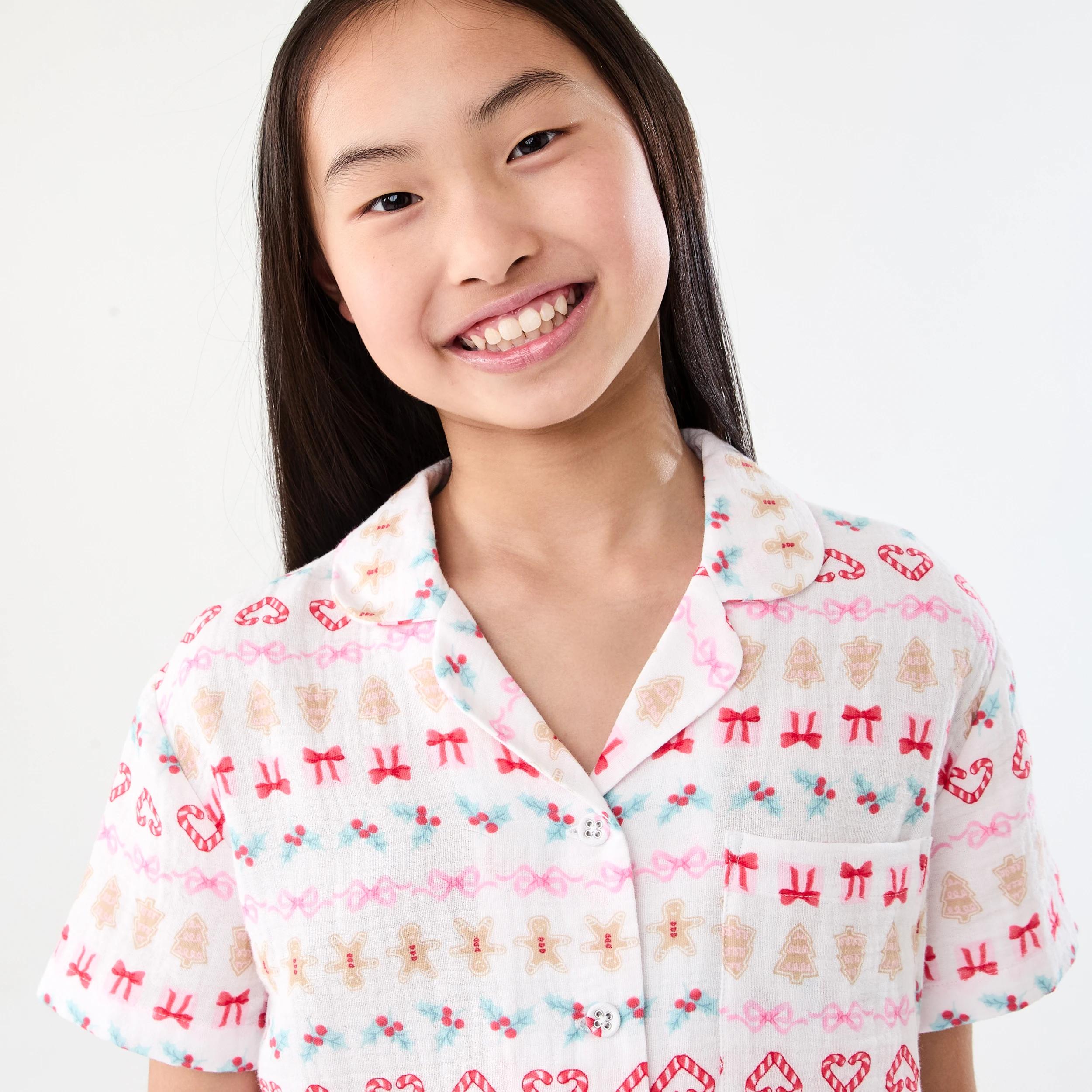 3 Christmas Woven Pyjama Set Wht Xmas, 3 of 9
