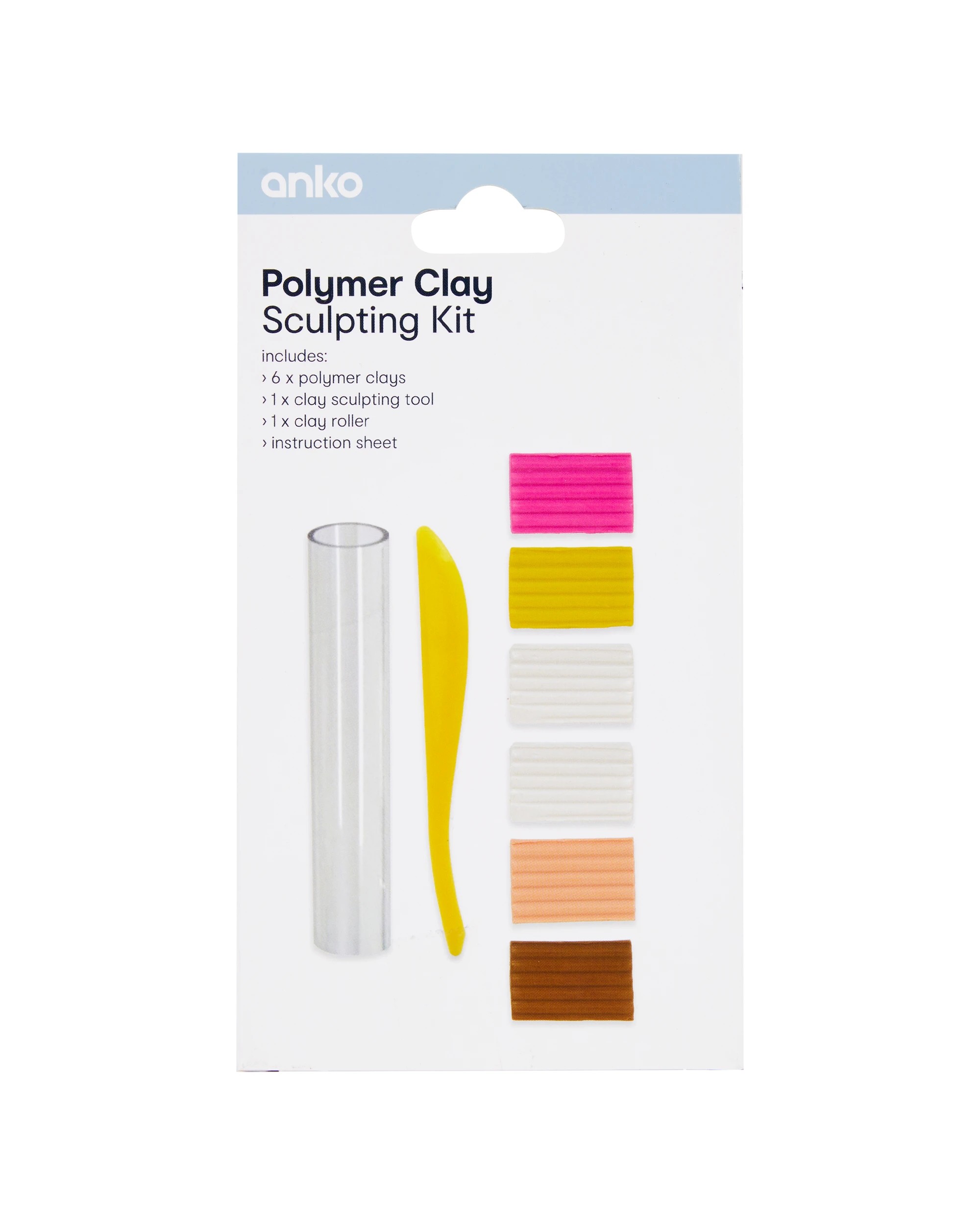 3 Polymer Clay Sculpting Kit - Food, 3 of 3