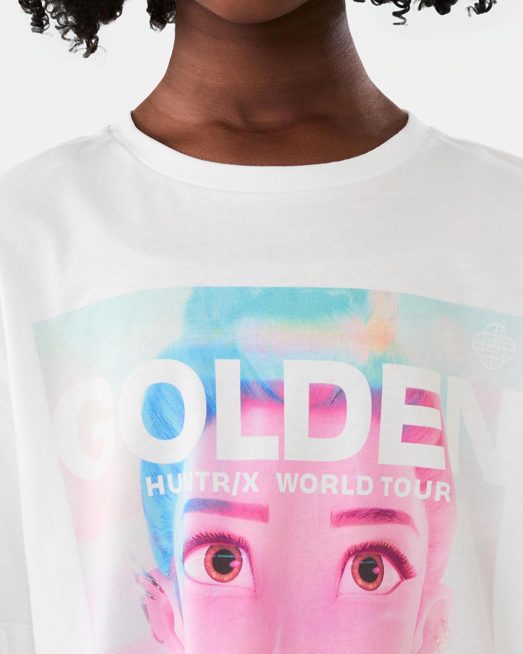 4 KPop Demon Hunters License Golden Oversized T‑shirt White Dh, 4 of 7