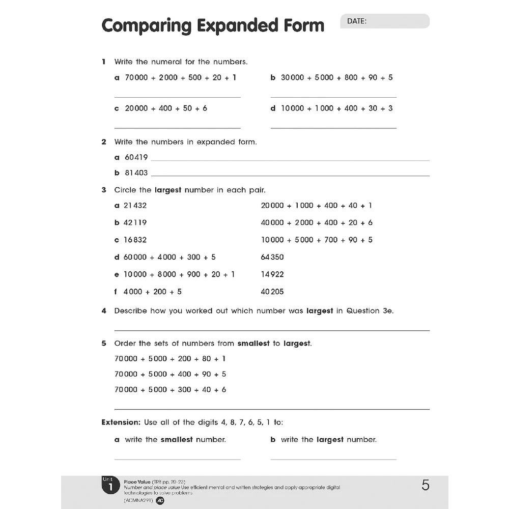 2 Nelson Maths Australian Curriculum Student Book 5, 2 of 4