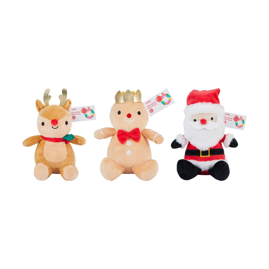 3 Christmas Mini Plush - Assorted, 3 of 4