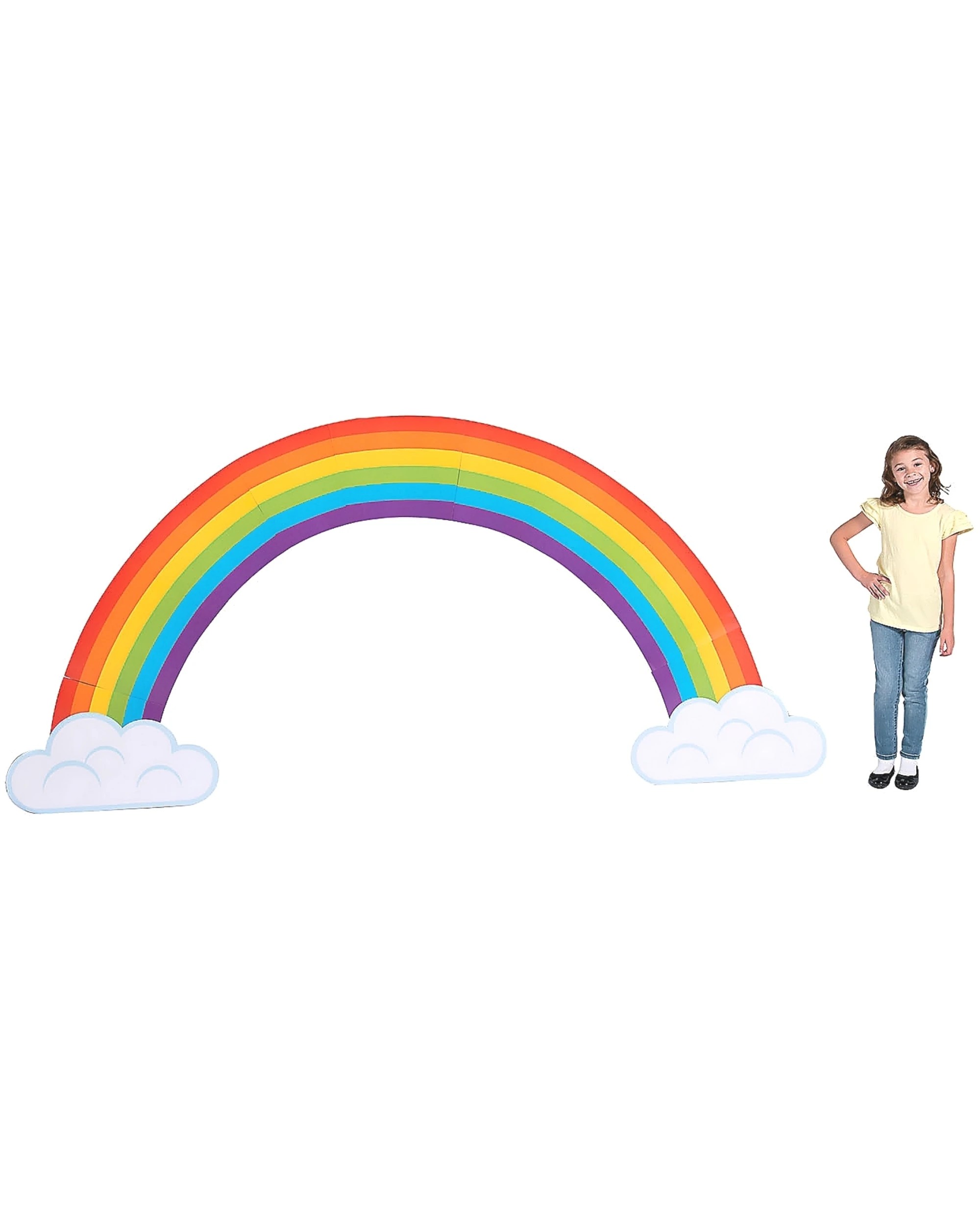 1 Partyrama Large Build-A-Rainbow Cutout Decorations - Rainbow, 1 of 1