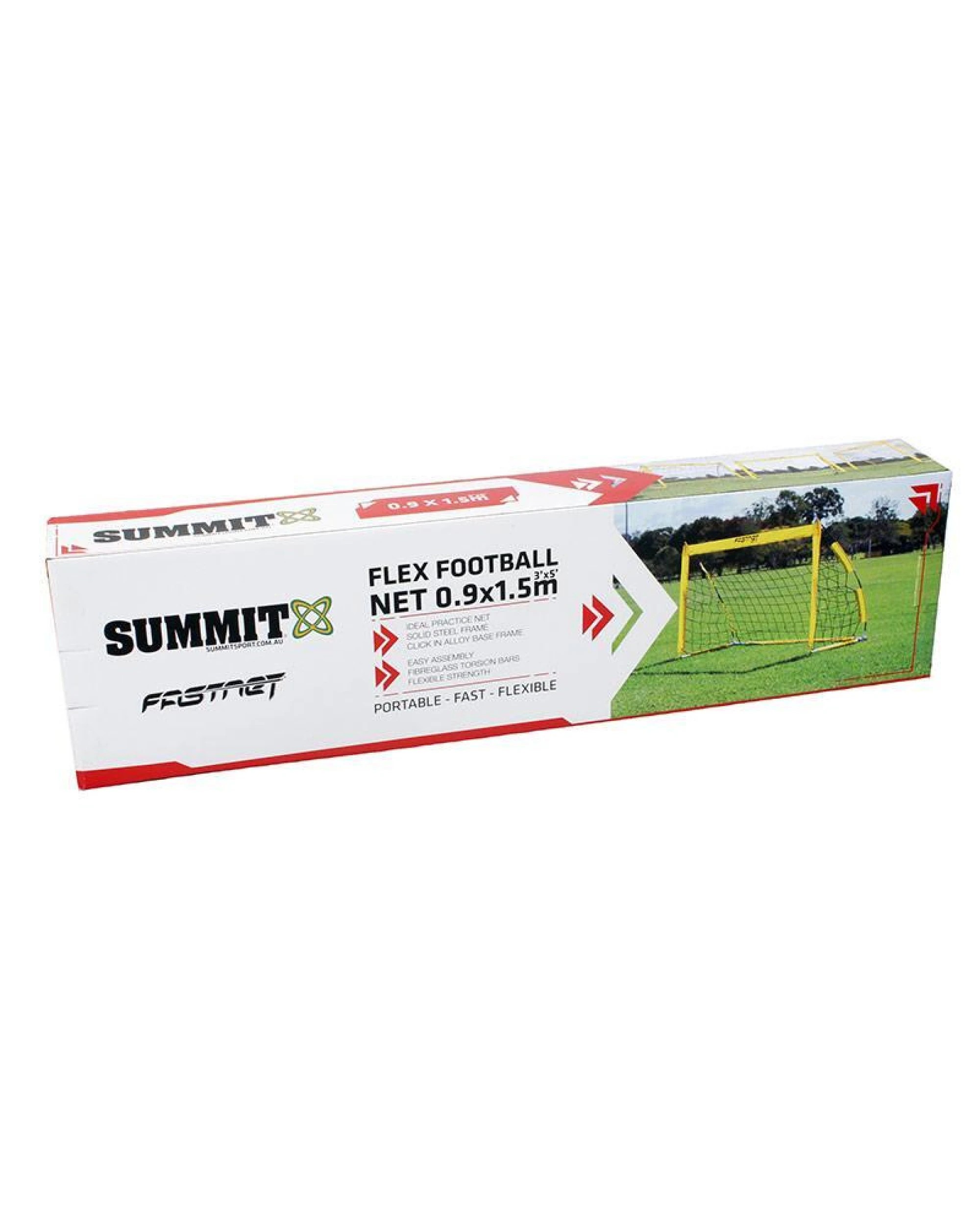 3 Summit 2x Pop Up Fastnet Soccer Goal Futsal Football Portable Flexible 1.5m x 0.9m, 3 of 4