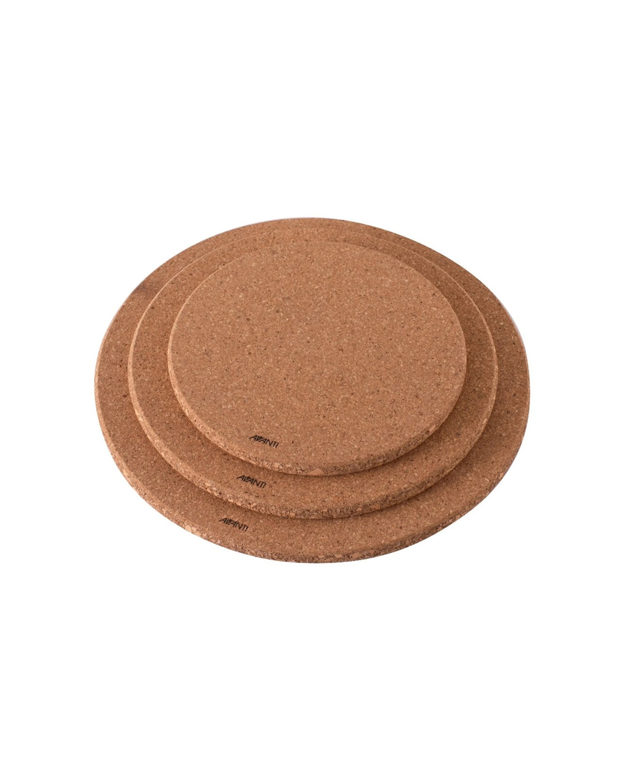 1 Avanti 3pc Round Heat Resistant Magnetic Cork Trivet Set 15cm 20cm 25cm - Brown, 1 of 1