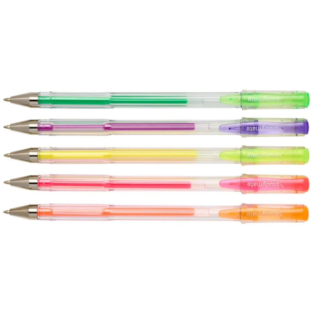 3 Studymate Gen Pen Neons 5 Pack, 3 of 8