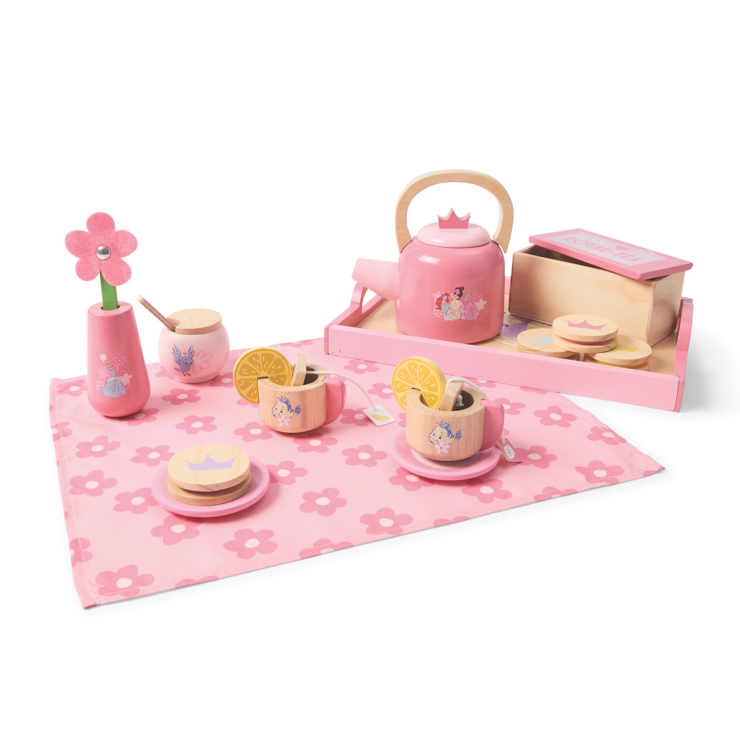 2 Disney Princess Wooden Tea Set, 2 of 9