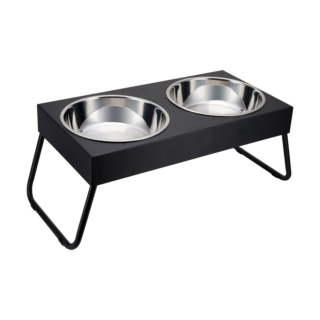 3 Pet Bowl Twin Elevated Folding - Extra Large, 3 of 10
