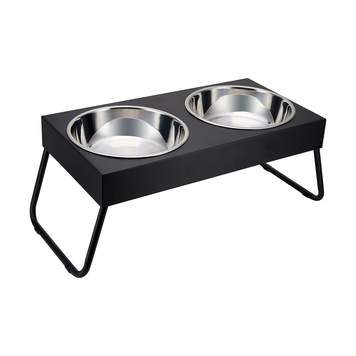 3 Pet Bowl Twin Elevated Folding - Extra Large, 3 of 10