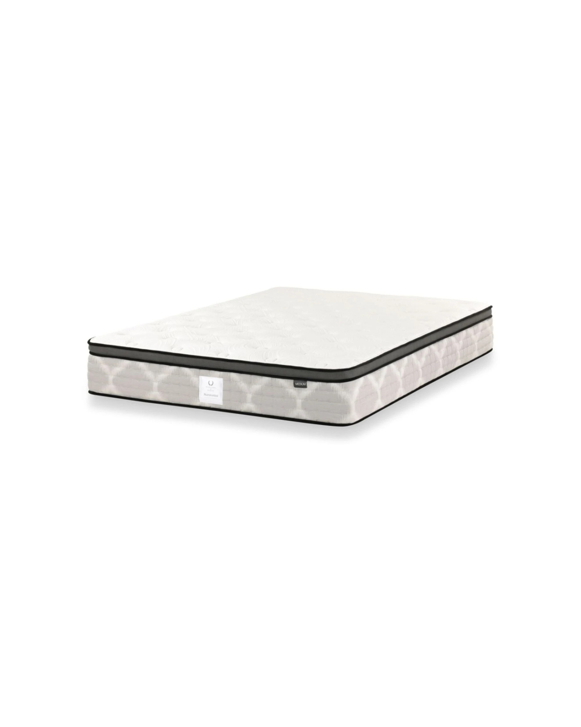 6 Stafford & Mason Santorini Plush Australian Made Mattress 5-Zone Pocket Spring - King Bed - White, 6 of 7
