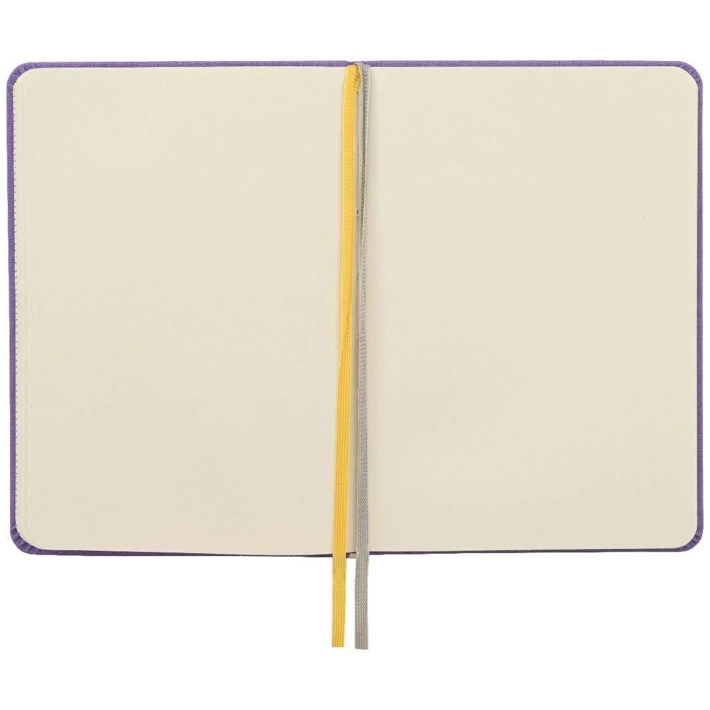 4 Modena A6 Linen Plain Notebook Lilac, 4 of 5
