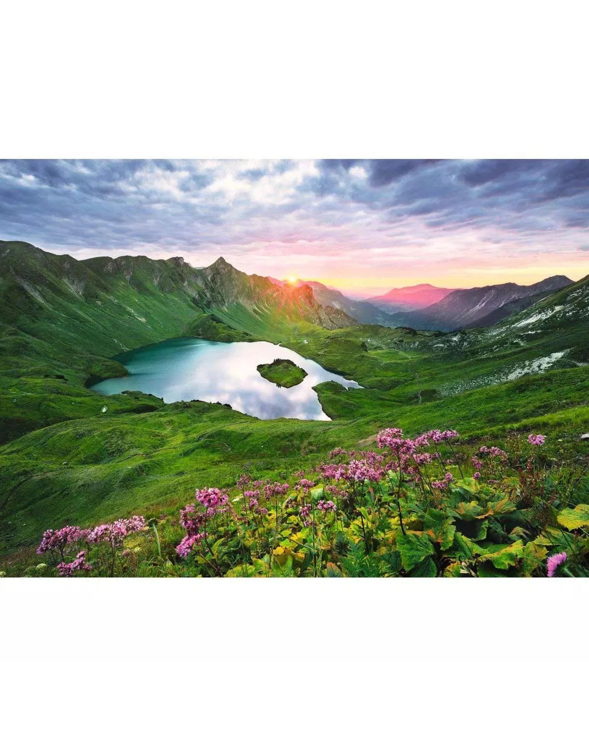 2 Ravensburger Deutschland Collection Allgauer Bergsee 1000 Piece Jigsaw Puzzle, 2 of 3