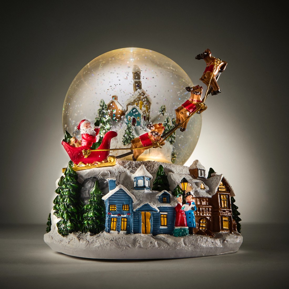 1 Light & Sound Snow Globe, 1 of 9