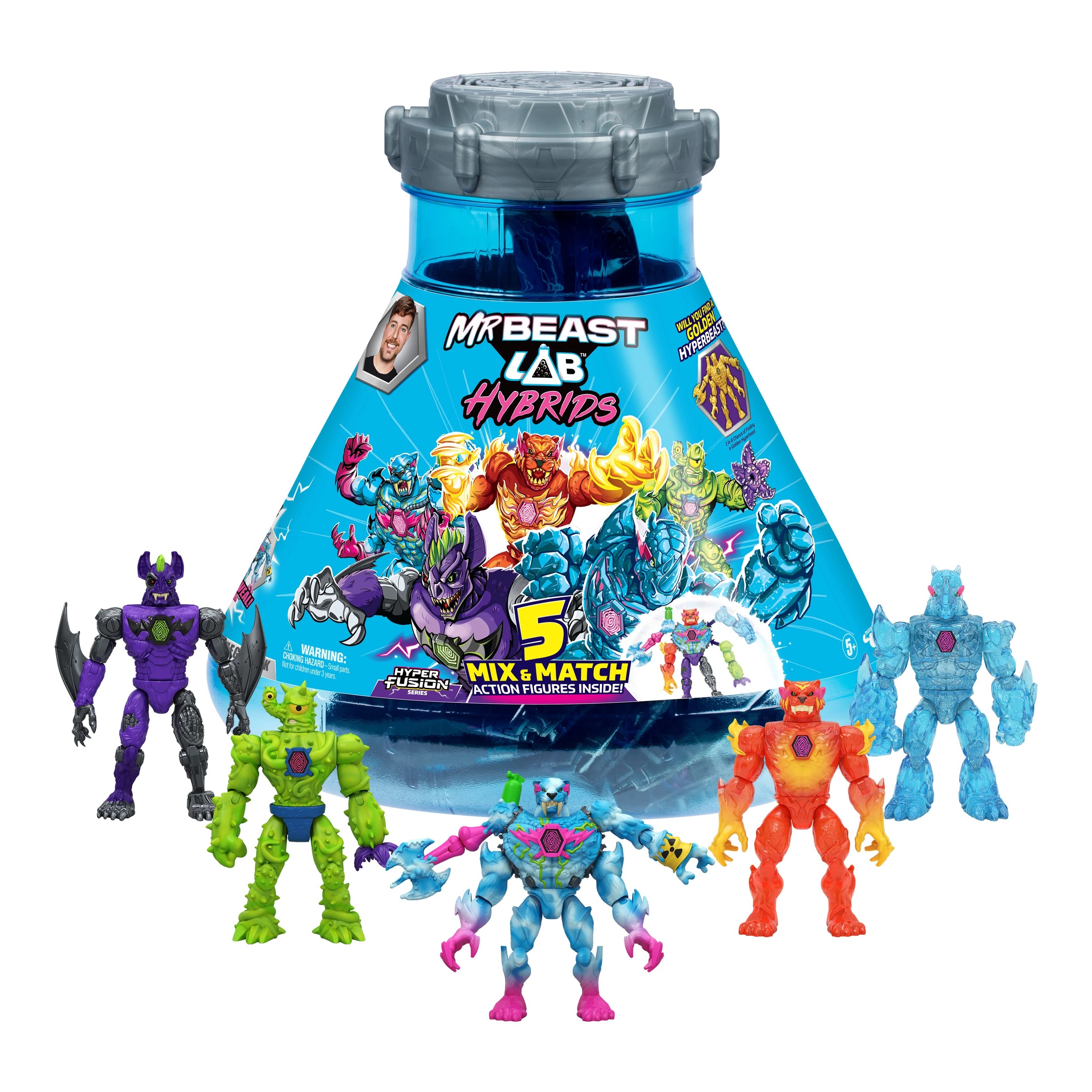 2 MrBeast Lab Hybrids 5 Mix & Match Figures Mega Pack, 2 of 11