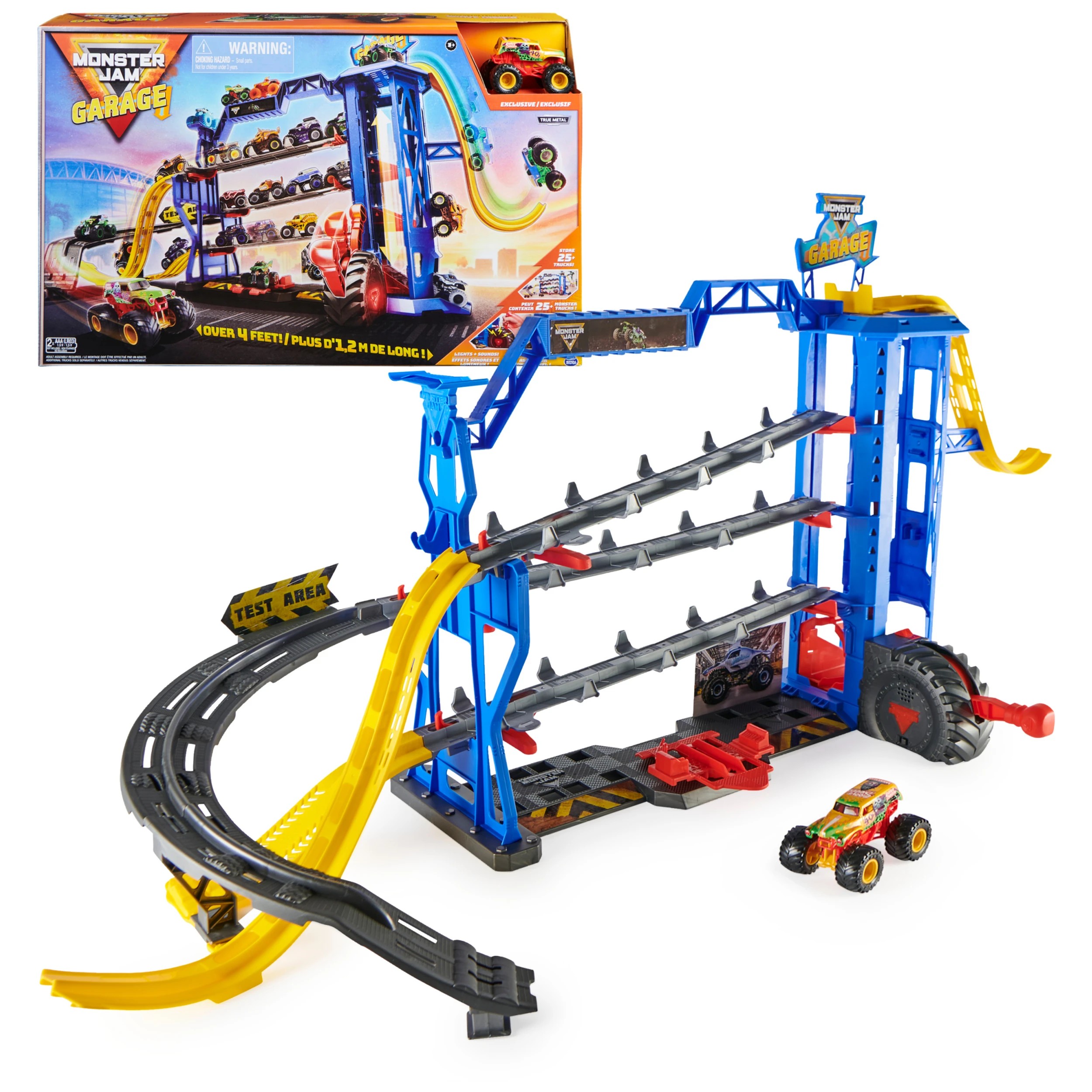 1 Monster Jam 1:64 Garage Playset - Multi, 1 of 9
