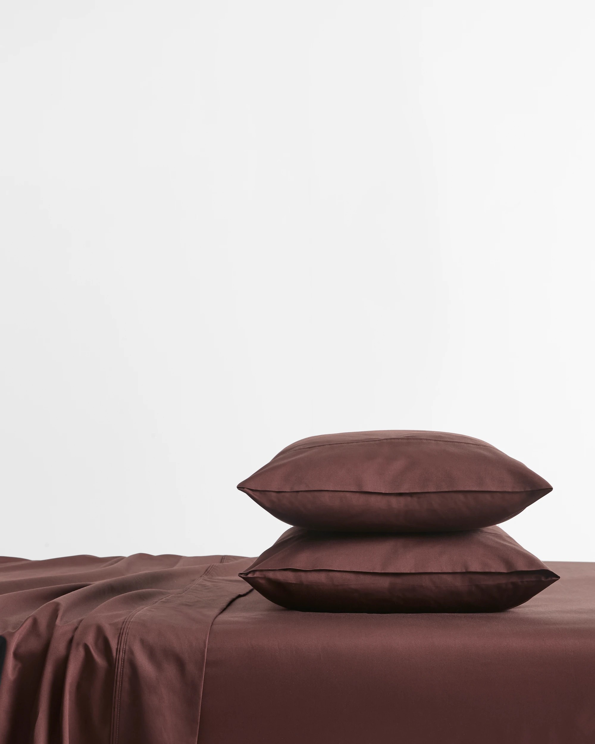 1 Target Egyptian Cotton 600 Thread Count Extra Deep Sheet Set - King Bed - Brown, 1 of 3