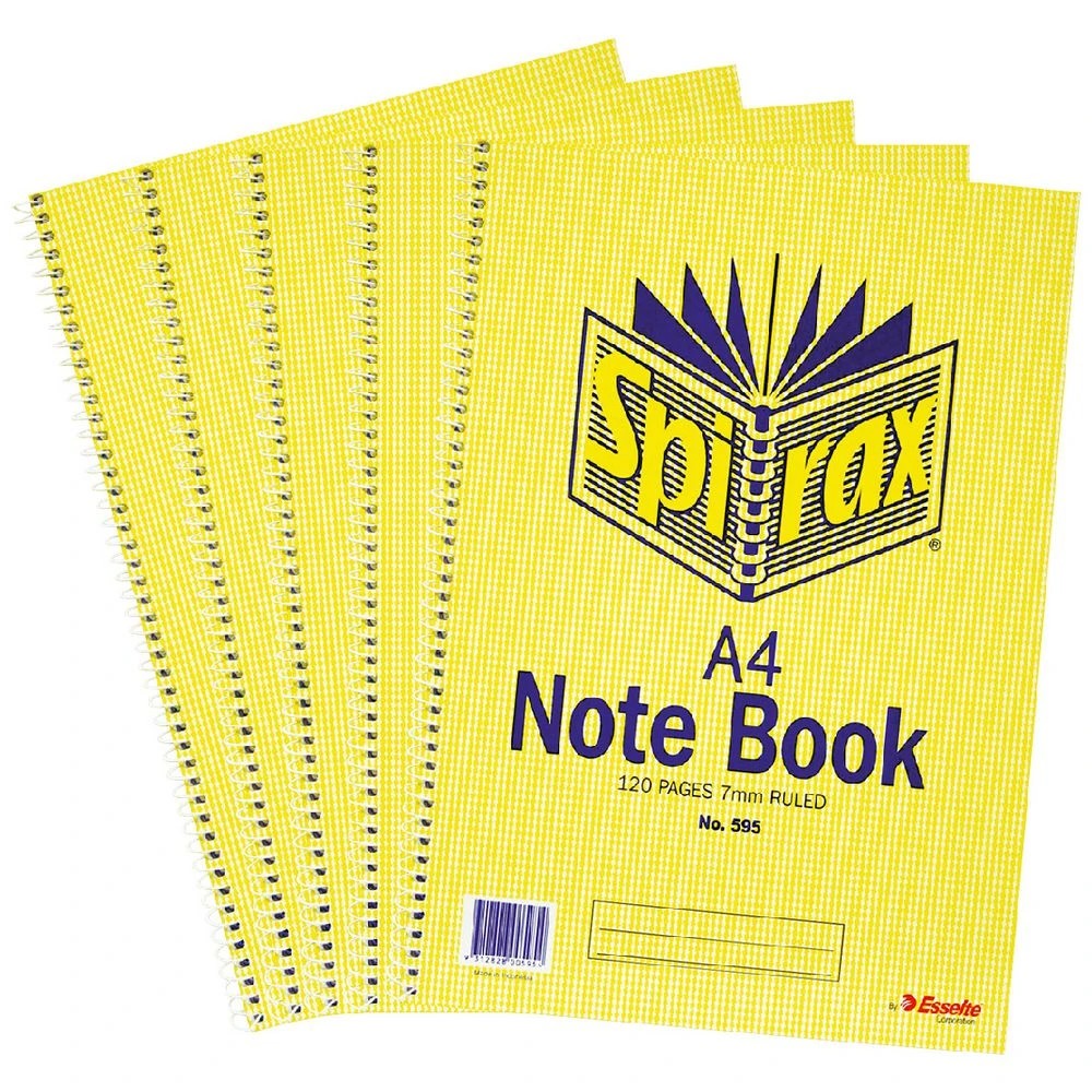 1 Spirax A4 Notebook 120 Pages 5 Pack, 1 of 1
