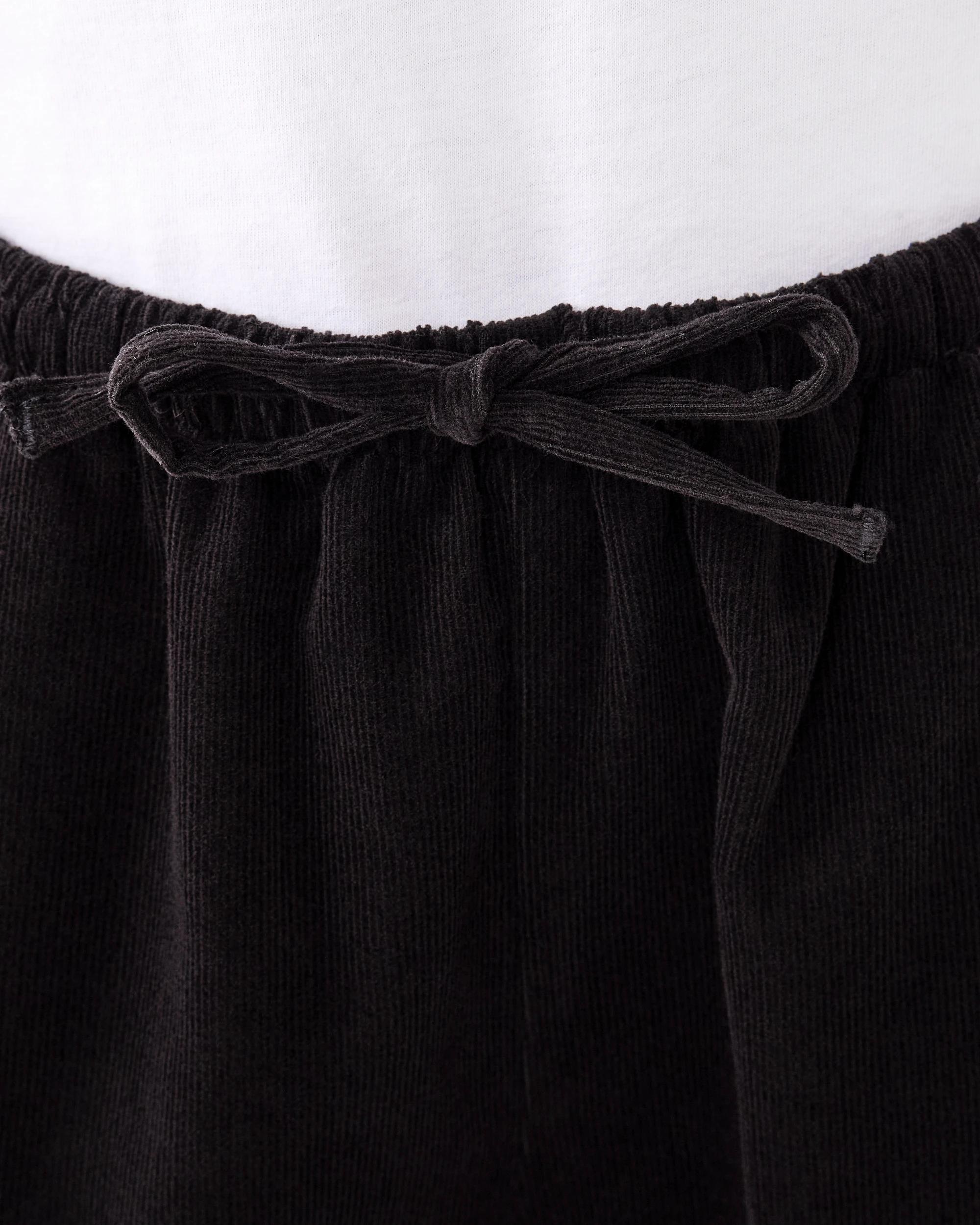 4 Corduroy Pull On Pants Black, 4 of 6