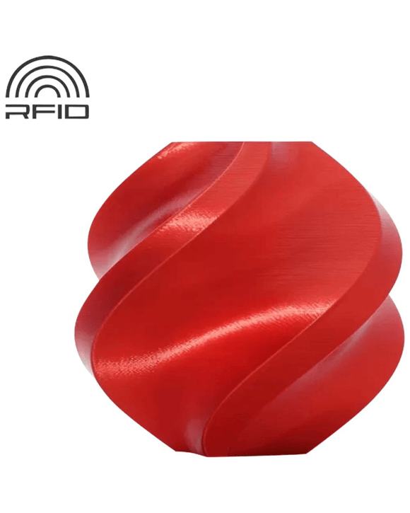 Bambu Lab PLA Silk 3D Filament Candy Red