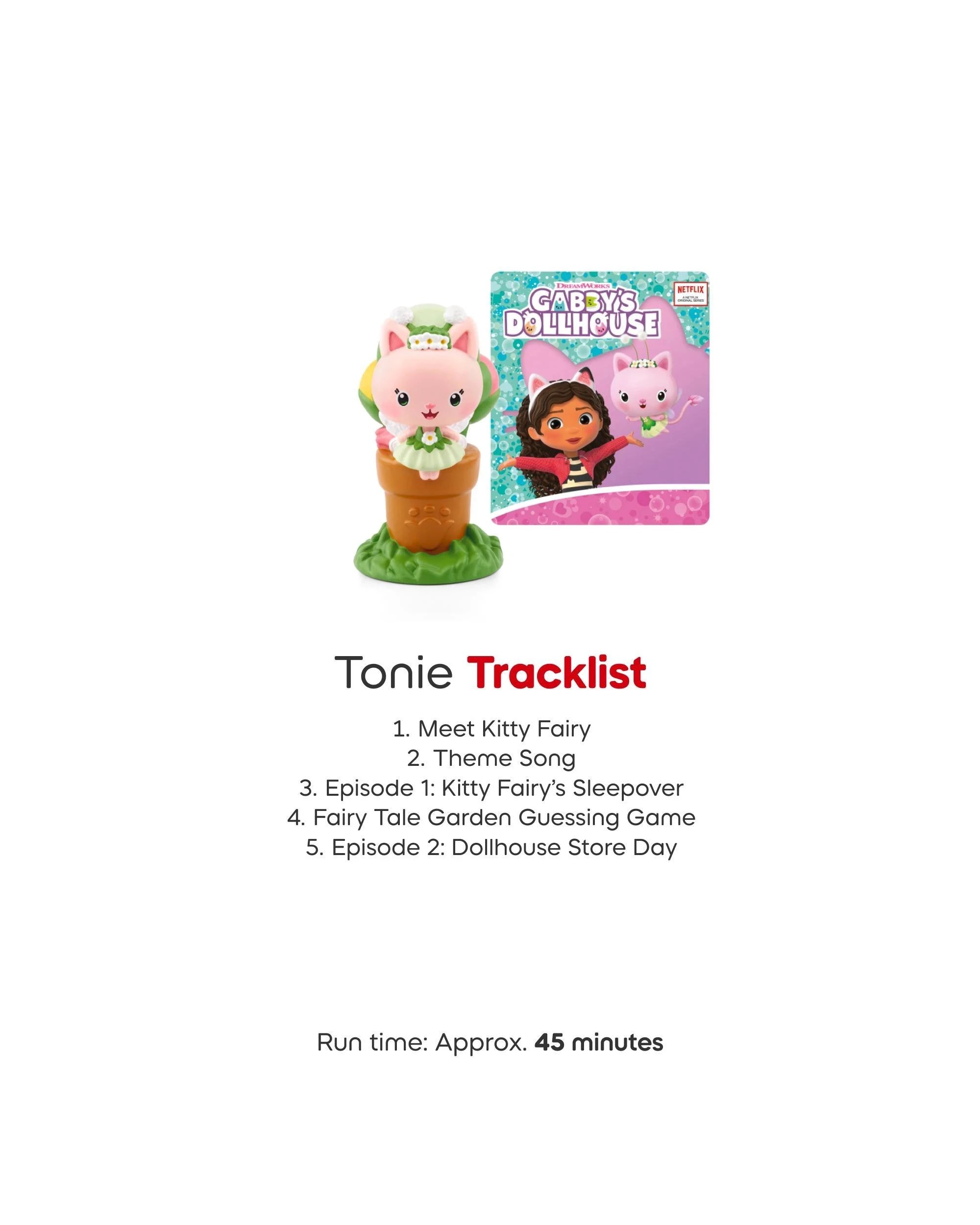 4 Tonies - Gabby Dollhouse - Kitty Fairy Tonie Audio Character - Multi, 4 of 6