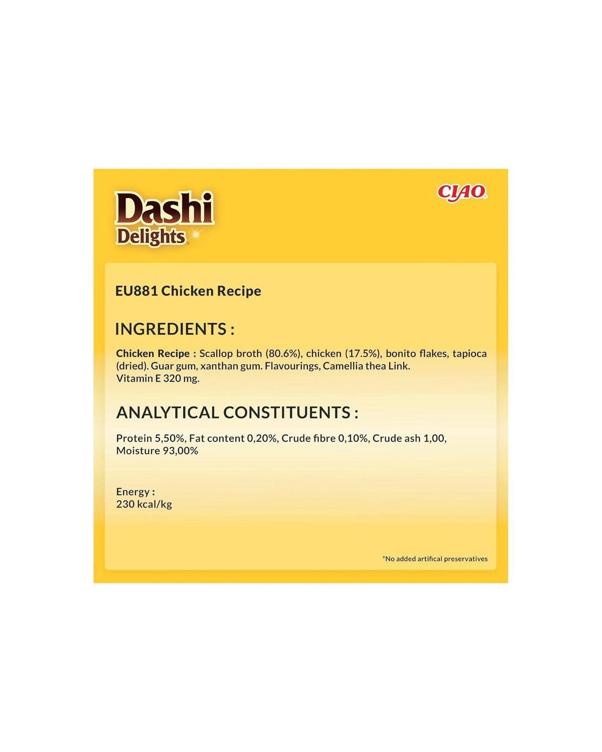 2 Inaba Dashi Delights Silky Broth Cat Food Topper Chicken Recipe 6 x 40g, 2 of 2