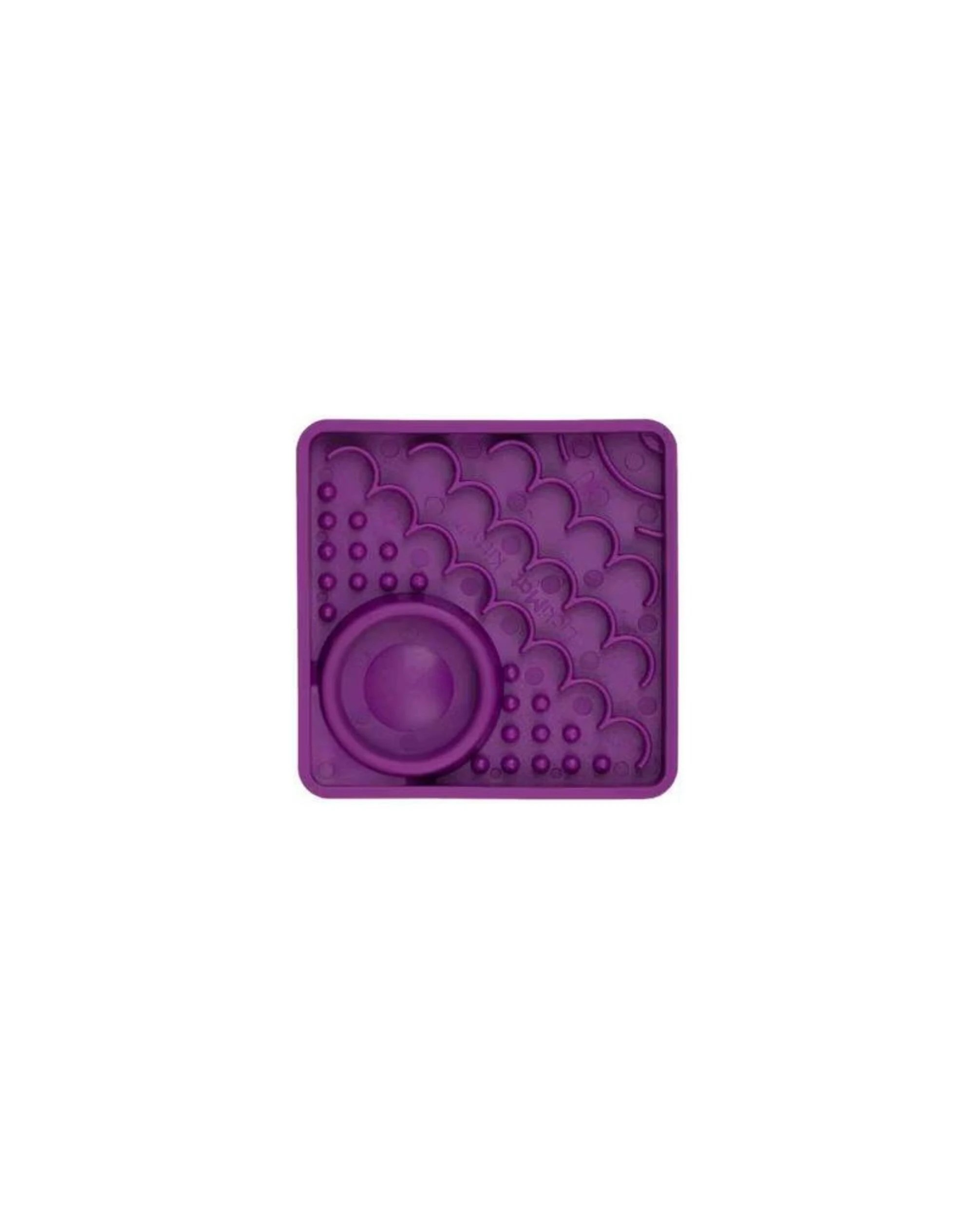 2 Lickimat Cat Feeder Classic Kitty Purple, 2 of 2
