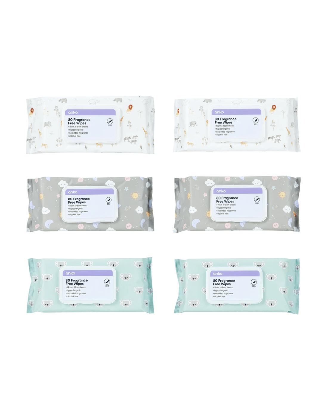 2 480 Pack Fragrance Free Wipes, 2 of 7