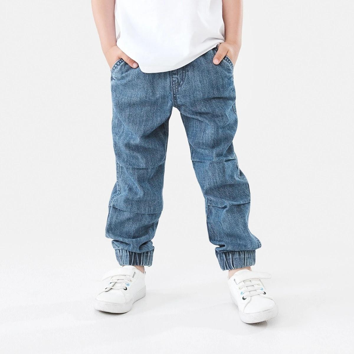 1 Denim Joggers DARK WASH, 1 of 8