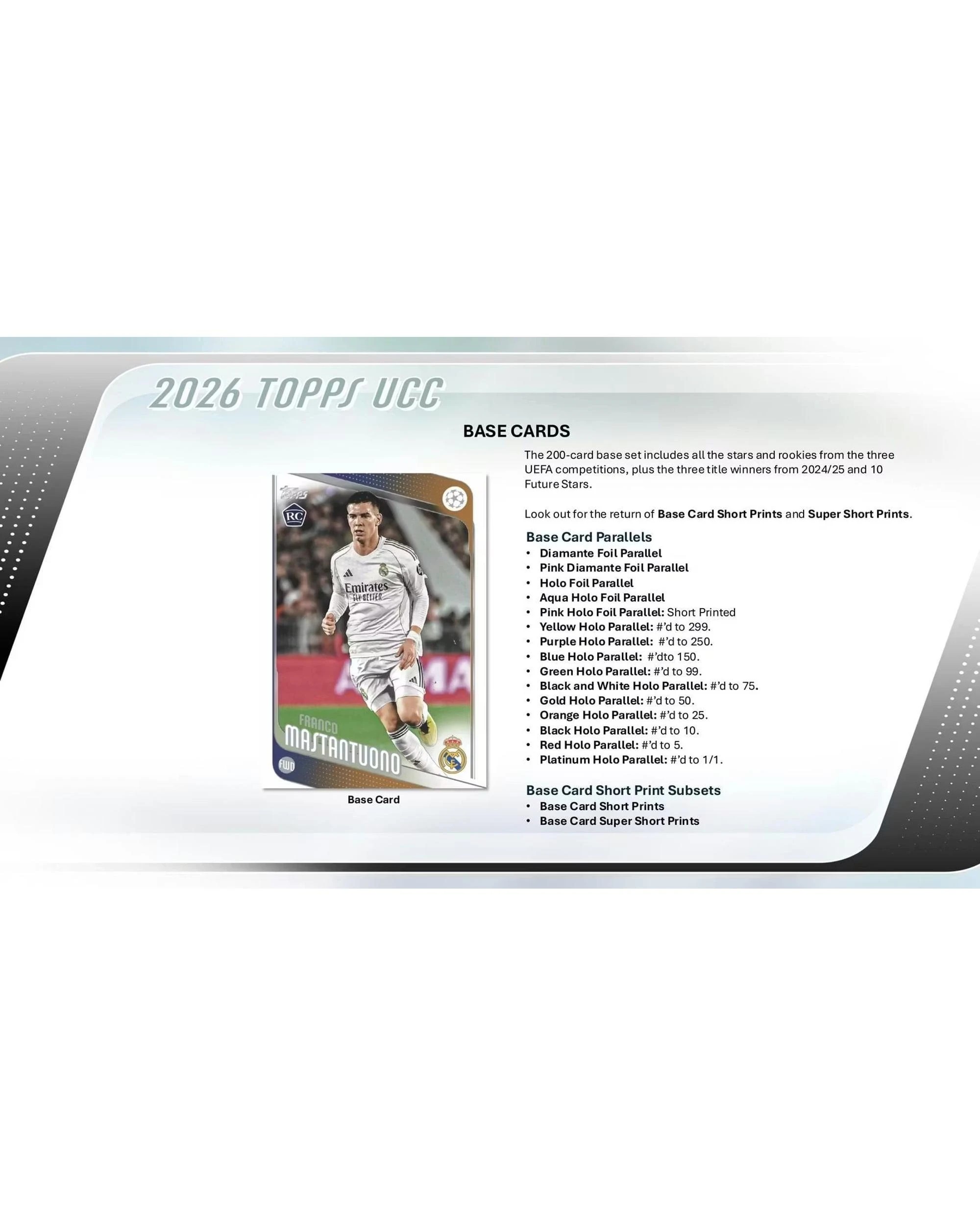 3 Topps UEFA Club Competitions Soccer 2025/2026 Hanger Box, 3 of 5