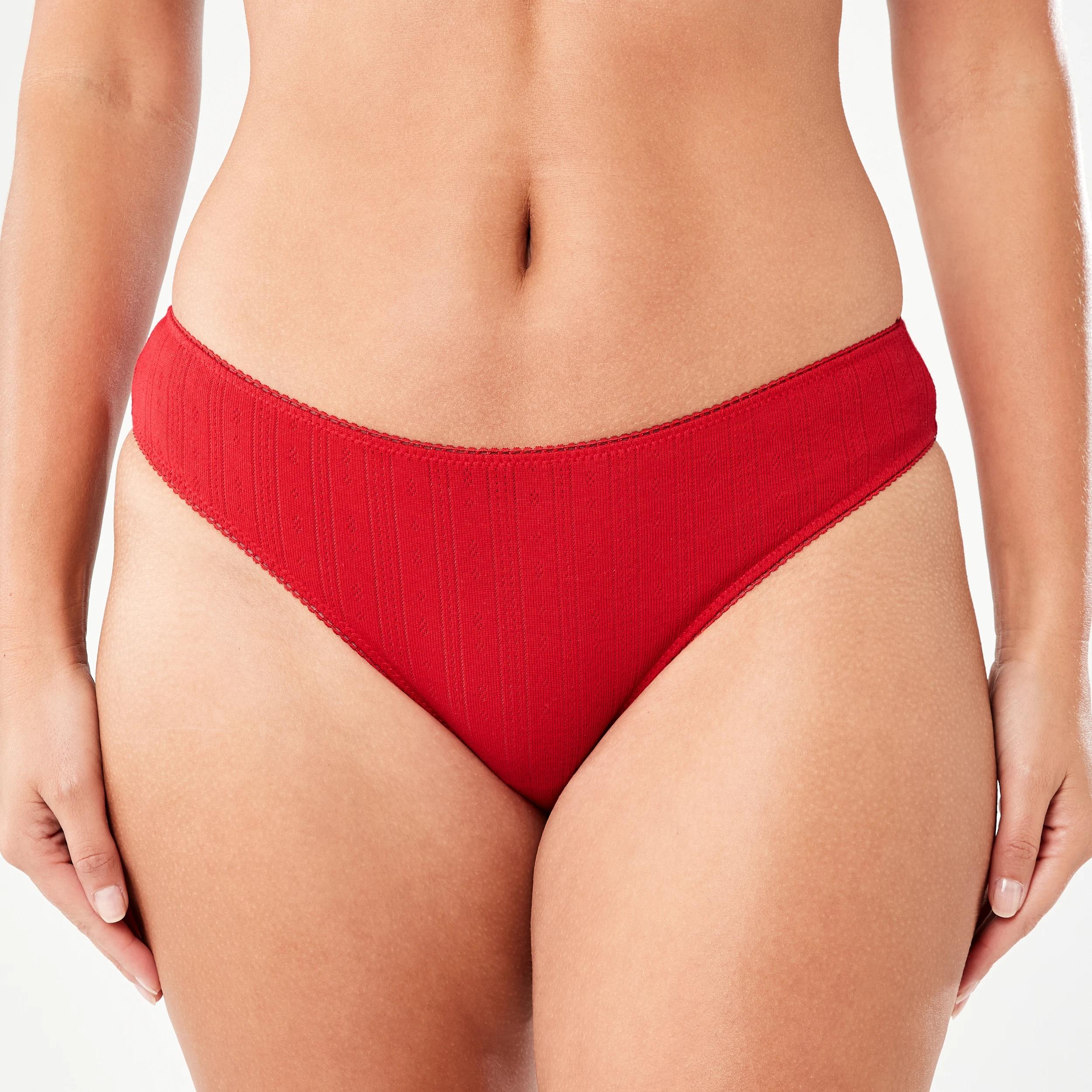 6 3 Pack Pointelle Cheeky Bikini Briefs Fruits, 6 of 9