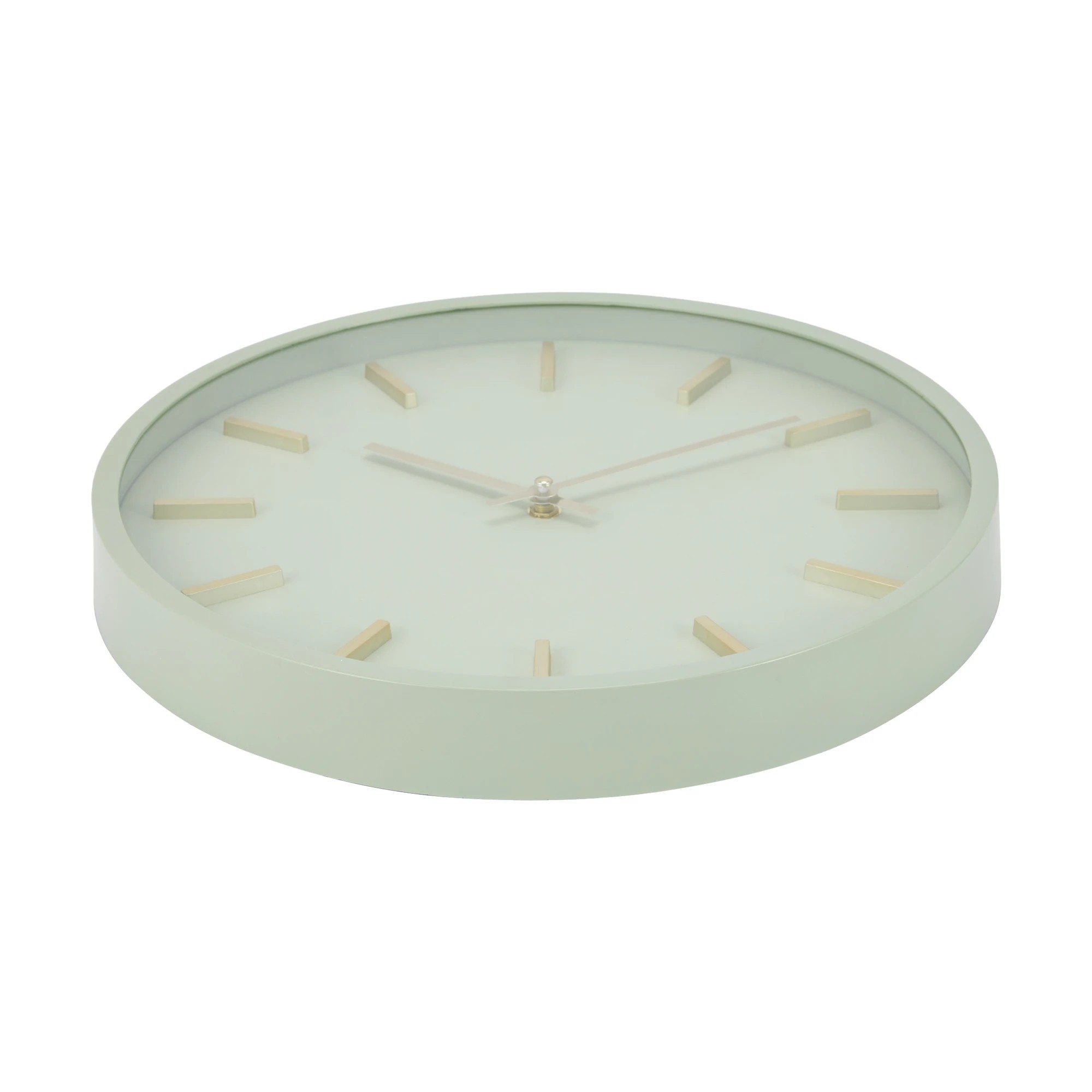3 Sage and Gold Look Clock, 3 of 6