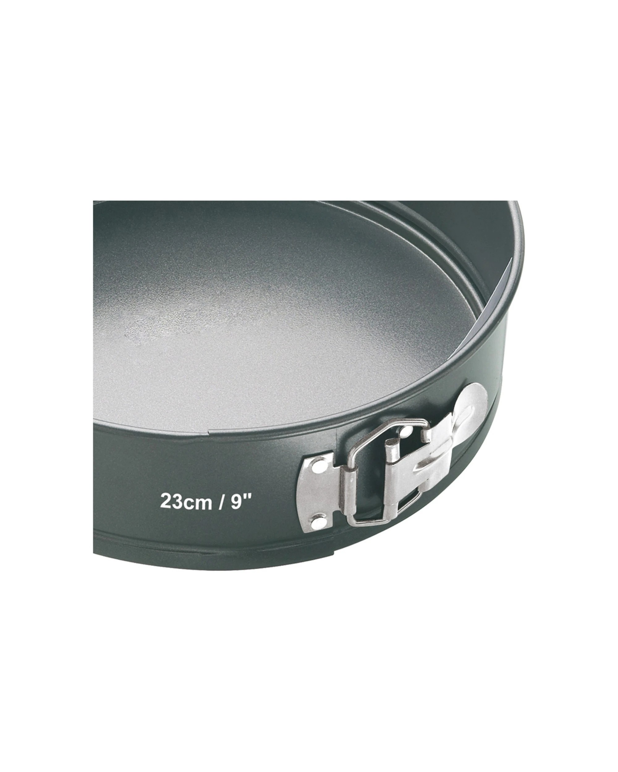 3 Mastercraft 23cm Springform Round Cake Pan Heavy-Duty Carbon Steel Non-Stick - Grey, 3 of 5