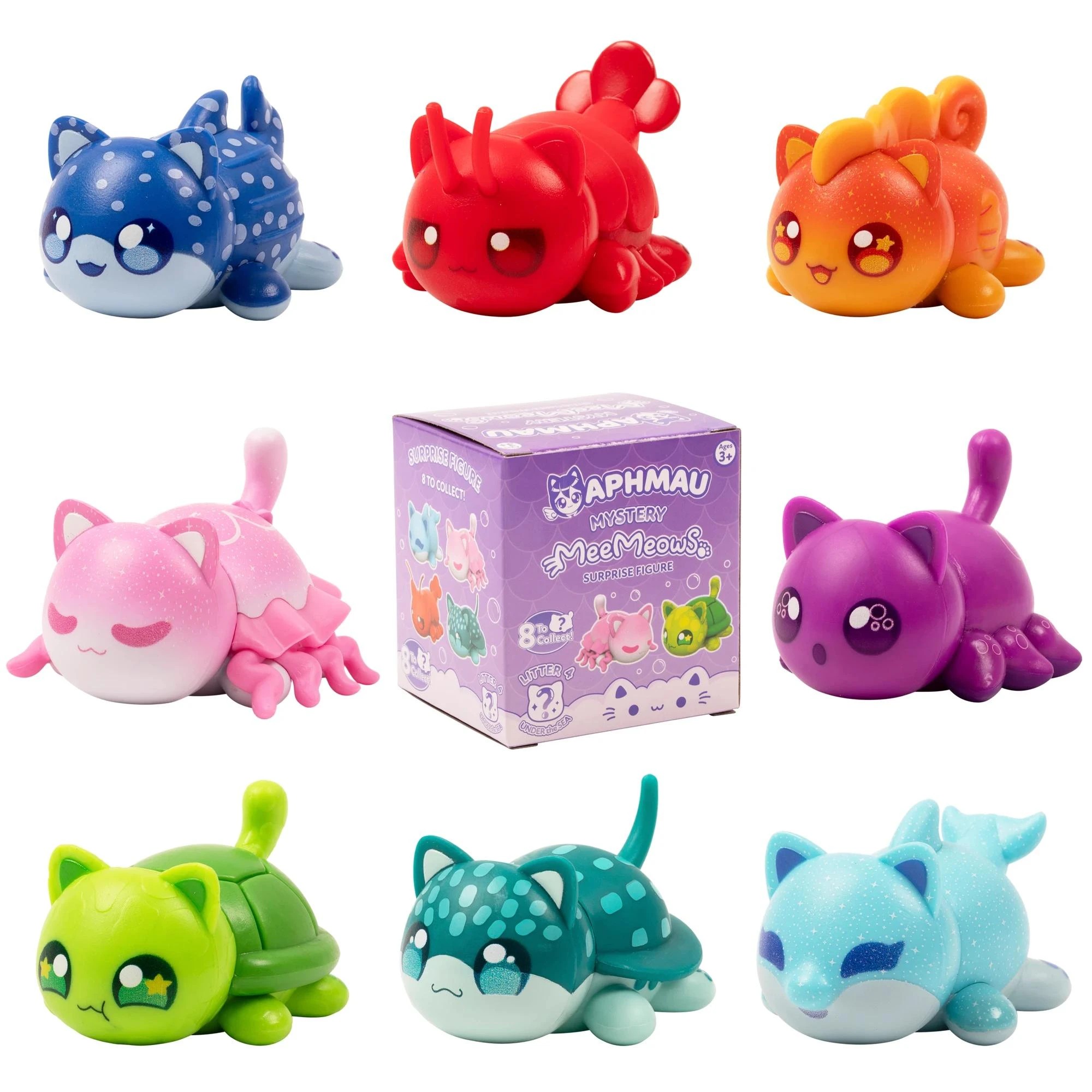 4 Aphmau Mystery Meemeows Surprise Figure - Assorted* - Multi, 4 of 10