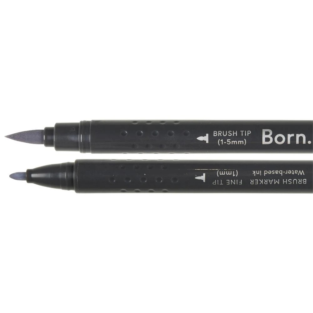 2 Born Professional Brush Dual-Tip Marker Whisper N95, 2 of 4