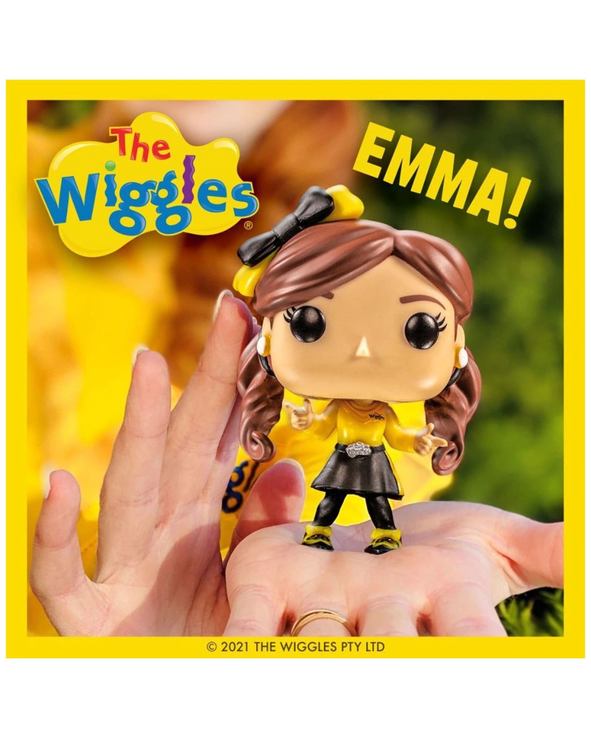 2 Pop Vinyl Figurine The Wiggles - Emma Wiggle 10cm Plastic Collectible Figure - Yellow, 2 of 5