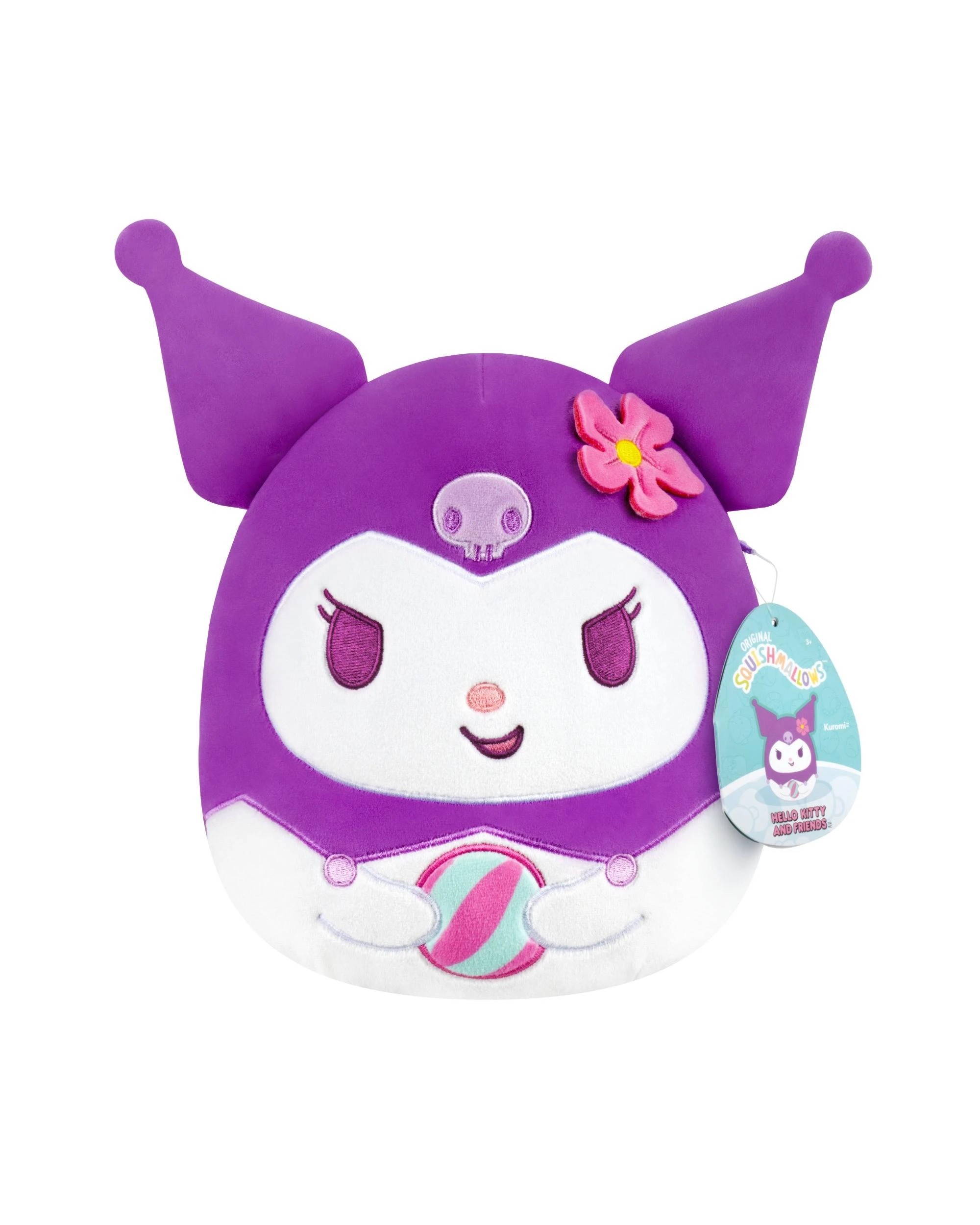 1 Squishmallows Hello Kitty and Friends Seize the Moment Kuromi 8 inch plush, 1 of 3