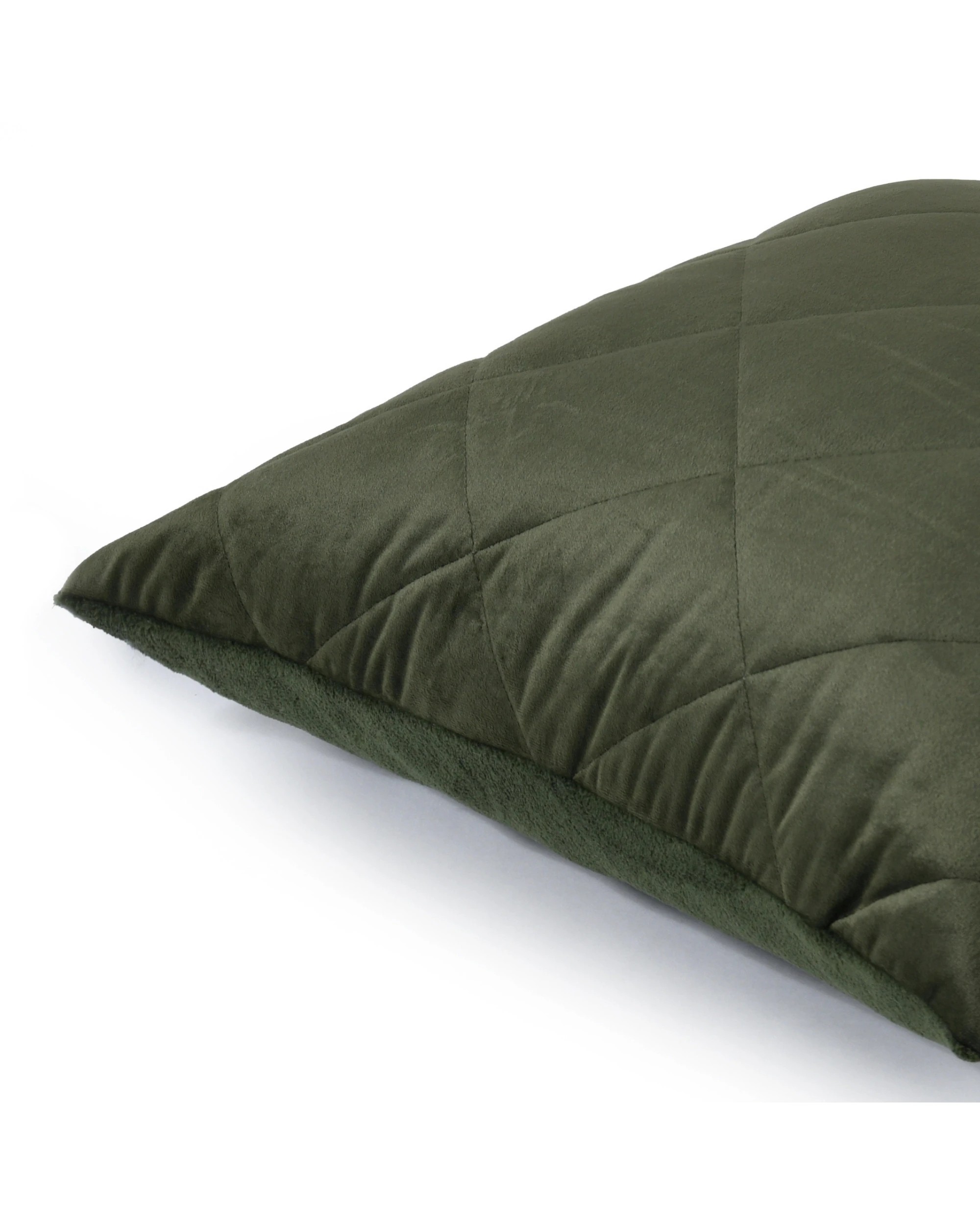 3 Dreamaker Haven Quilted Cushion 50x50cm - Olive, 3 of 4