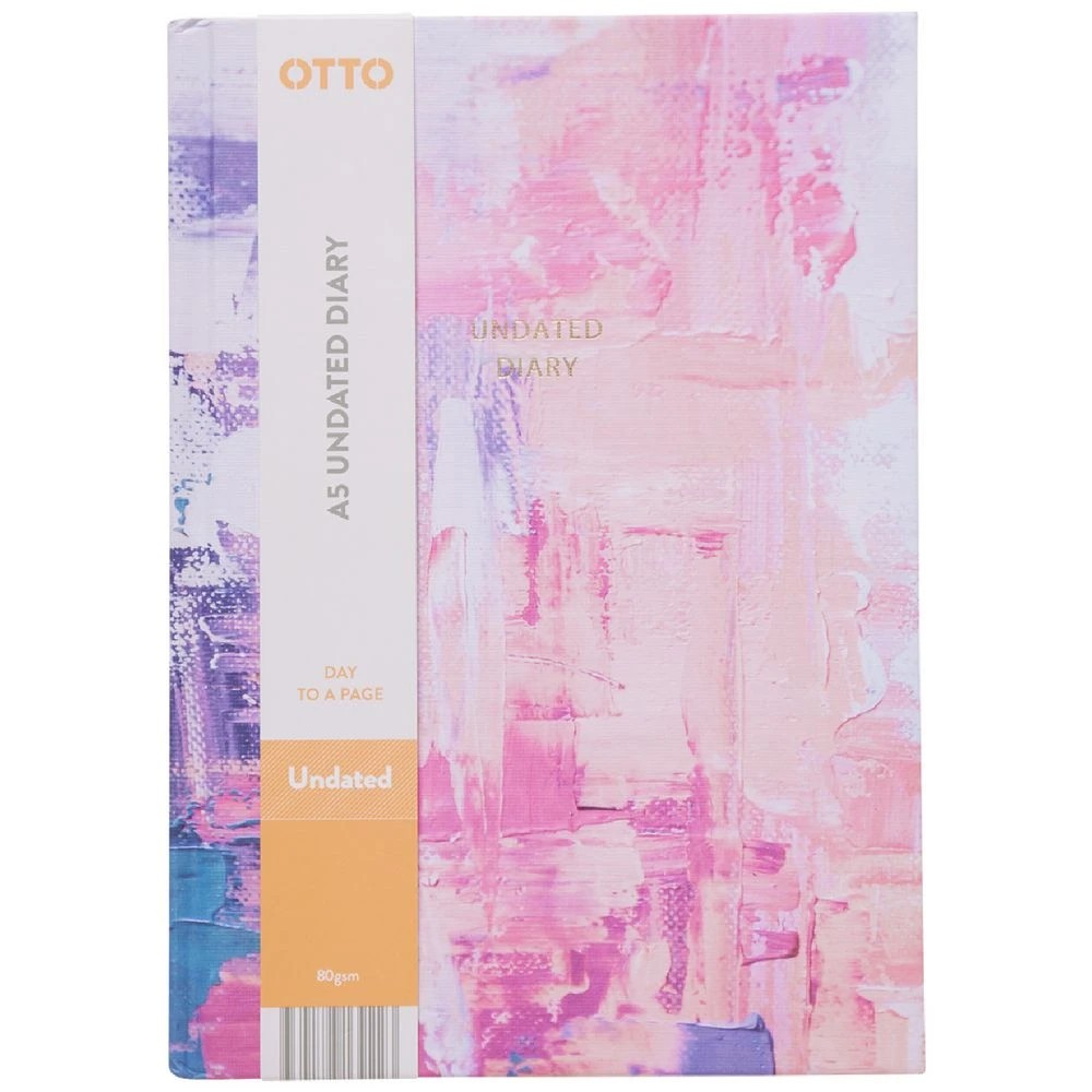 2 Otto A5 Day to Page Undated Diary Paint, 2 of 6