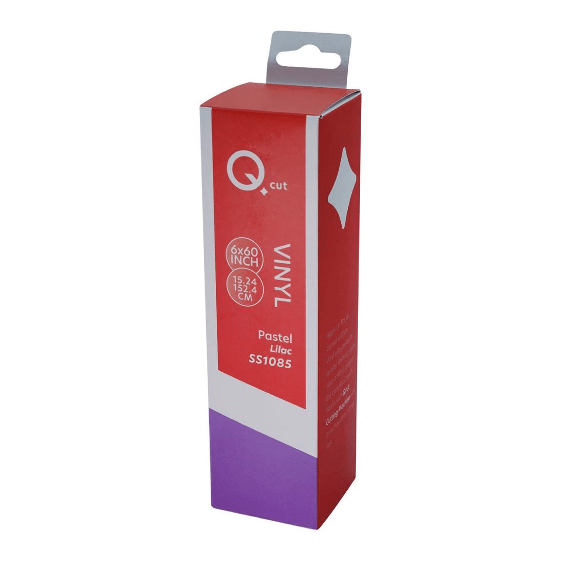 1 Qcut Classic Vinyl 6x6 Lilac Purple Pastel, 1 of 3