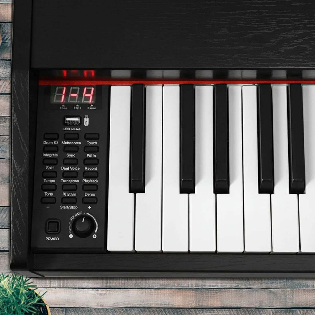 4 Alpha 88 Keys Electronic Piano Keyboard Digital Electric w/ Stand Semi-Weighted - Black, 4 of 7