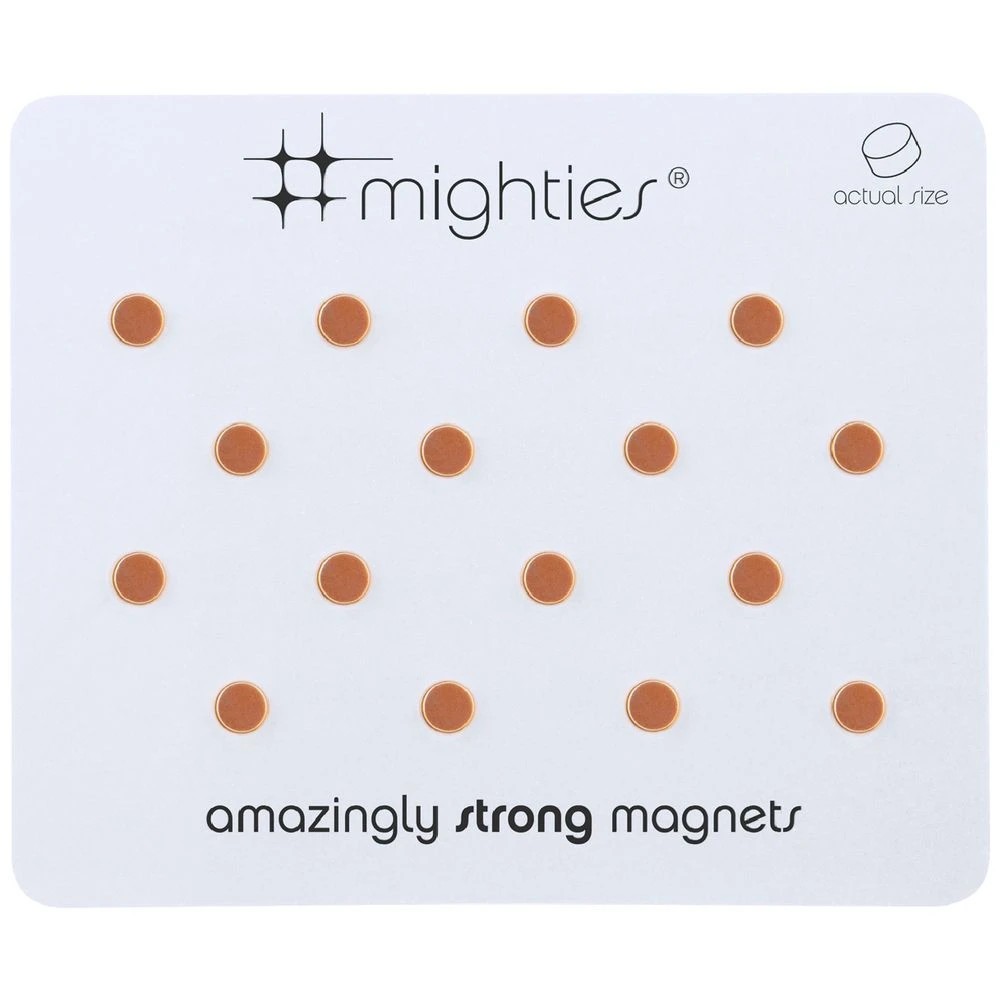 1 Three By Three Mighties Magnets Copper 16 Pack, 1 of 2