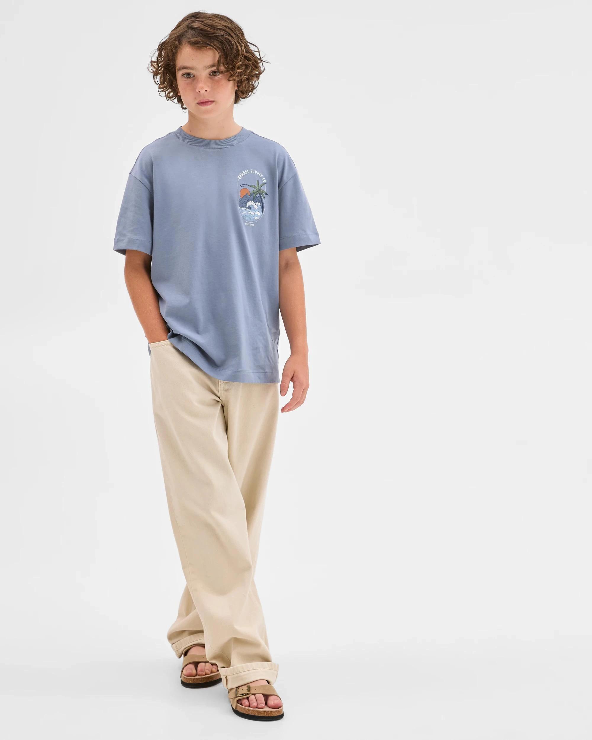 2 Target Kids Australian Cotton Short Sleeve Print T-Shirt FLINTSTONE, 2 of 7